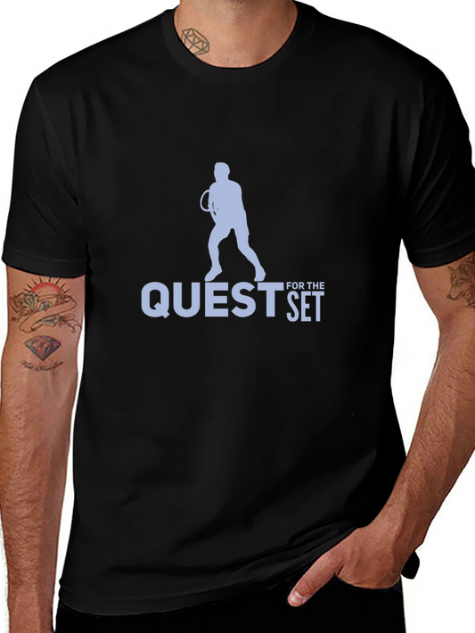 Quest for the Set Tennis Graphic Tee
