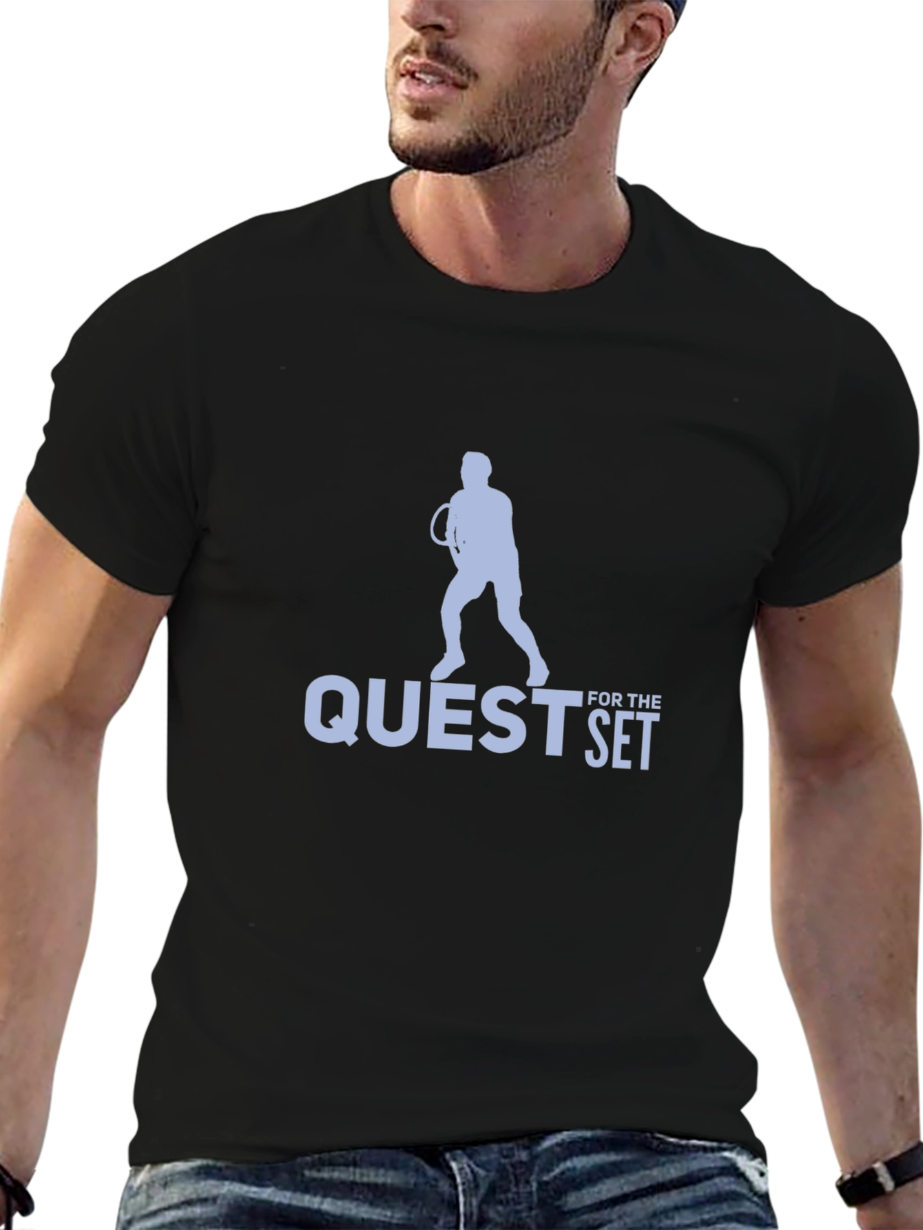 Quest for the Set Tennis Graphic Tee