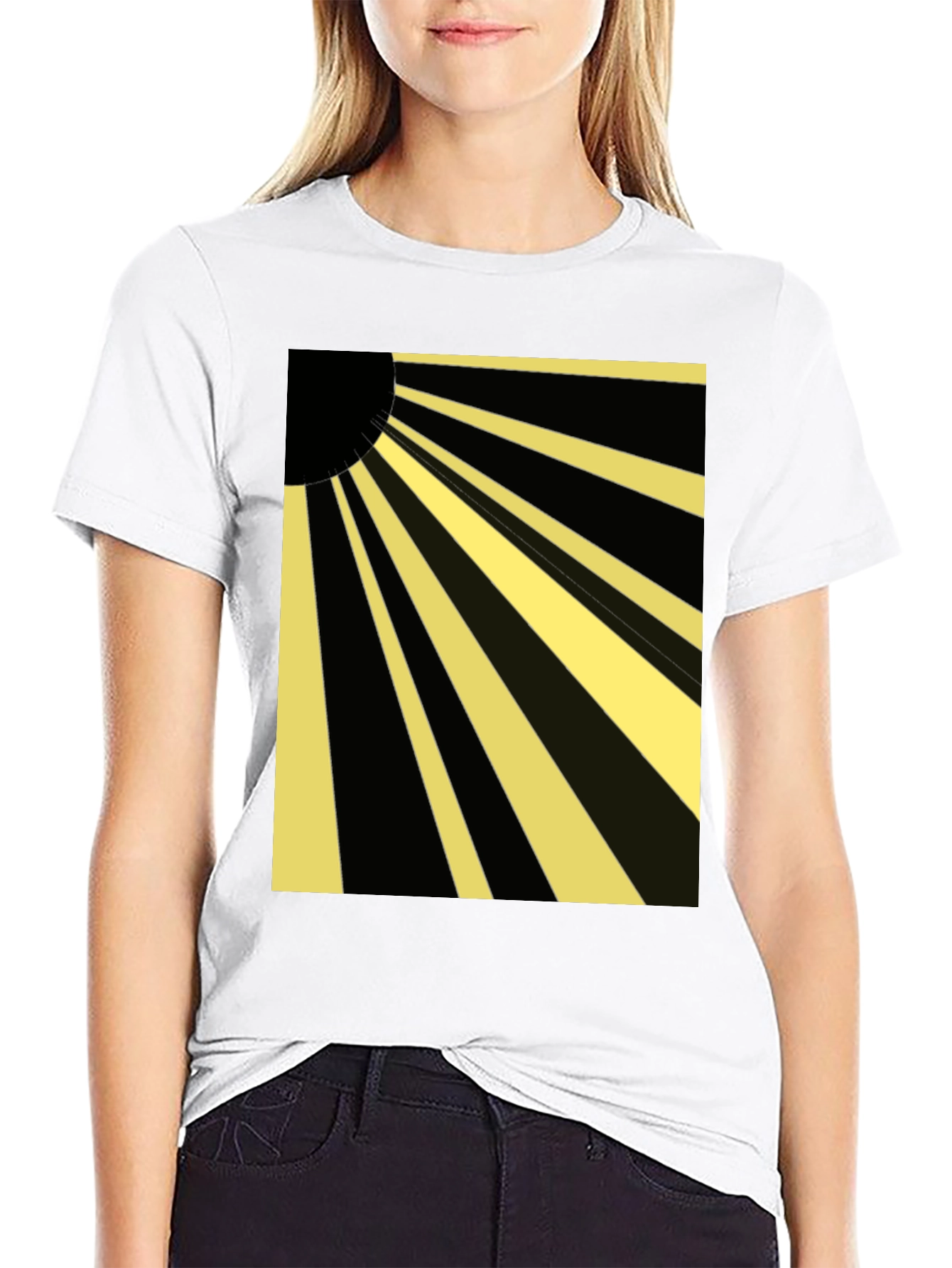Rising Sun Graphic Tee - Black