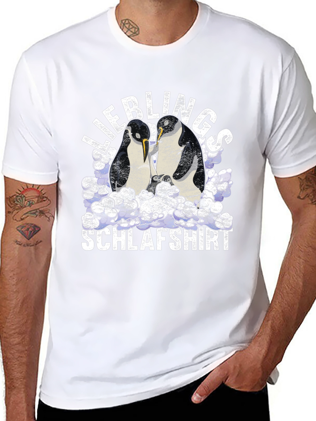 Penguin Sleeping Shirt - Liebling Schlafshirt T-Shirt