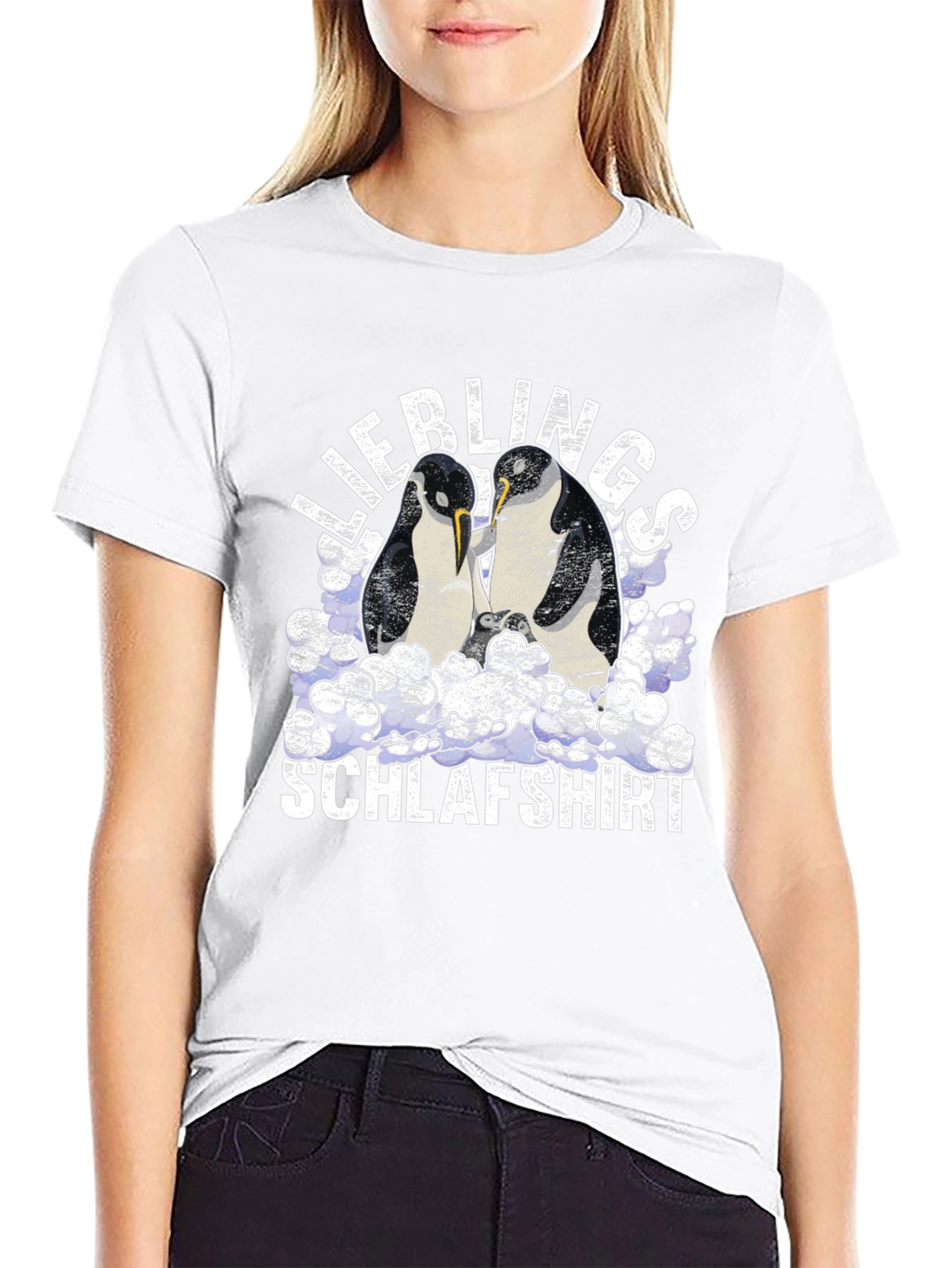 Penguin Sleeping Shirt - Liebling Schlafshirt T-Shirt