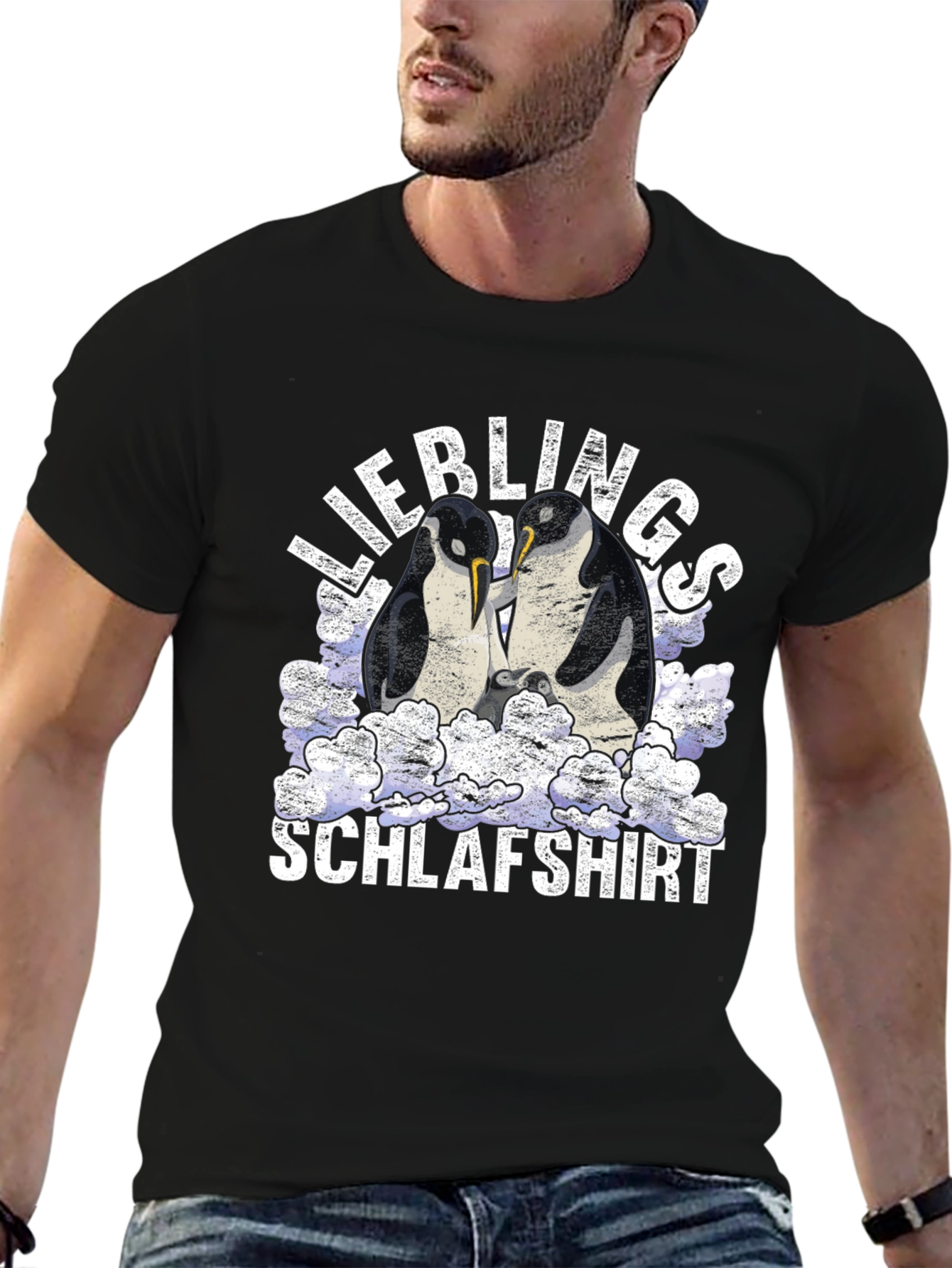 Penguin Sleeping Shirt - Liebling Schlafshirt T-Shirt