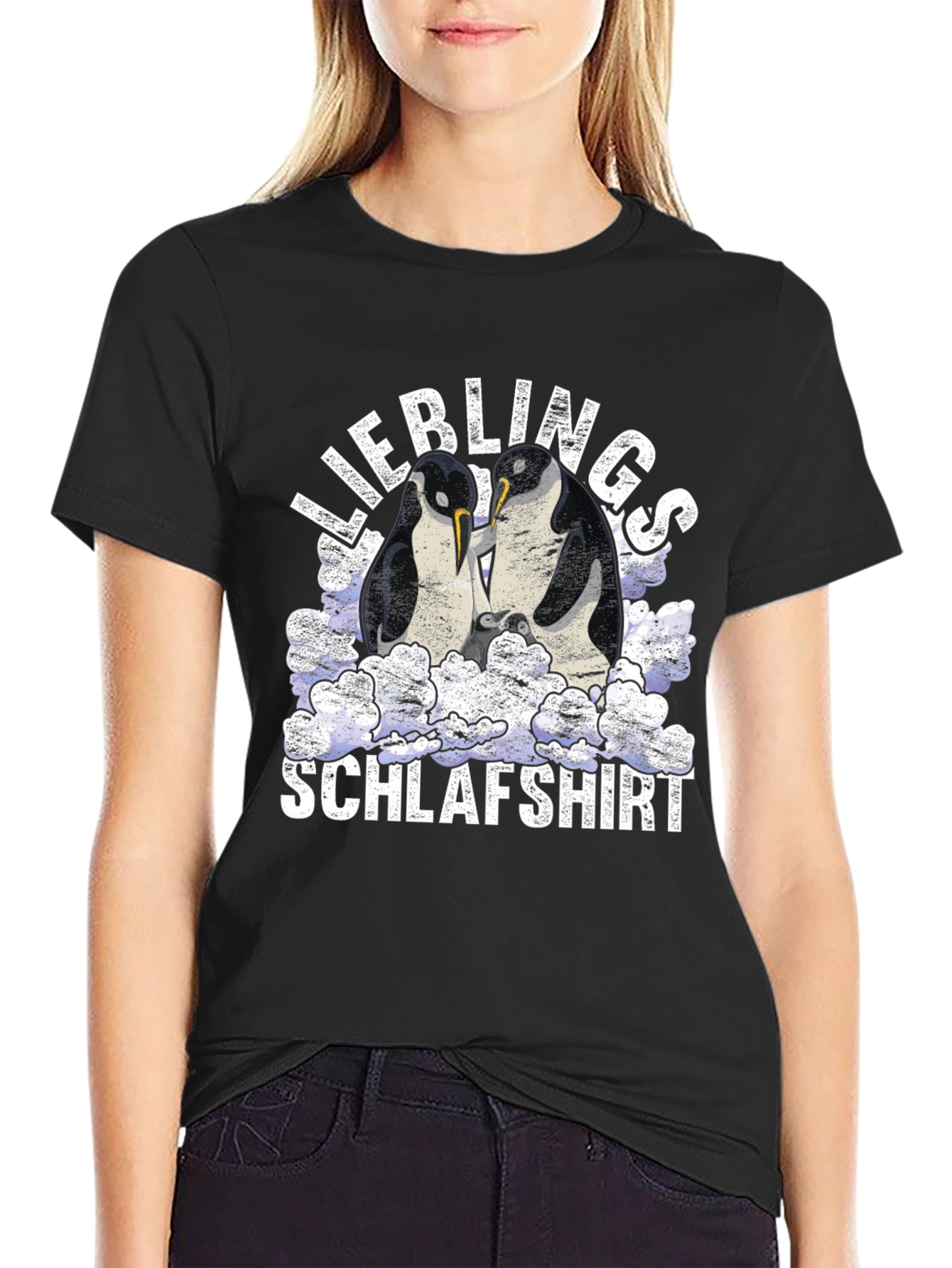 Penguin Sleeping Shirt - Liebling Schlafshirt T-Shirt