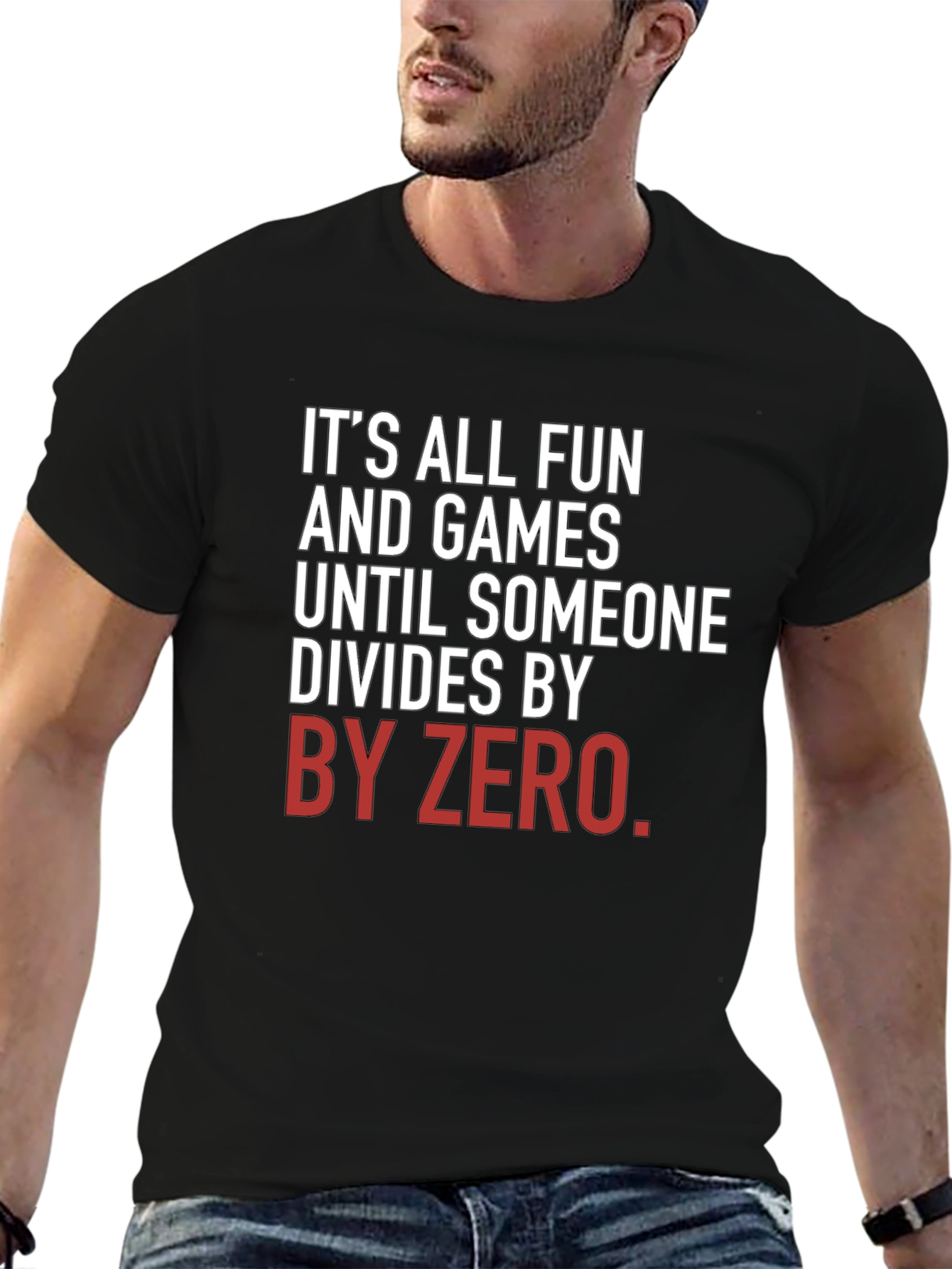 Funny Math T-Shirt - Divide By Zero