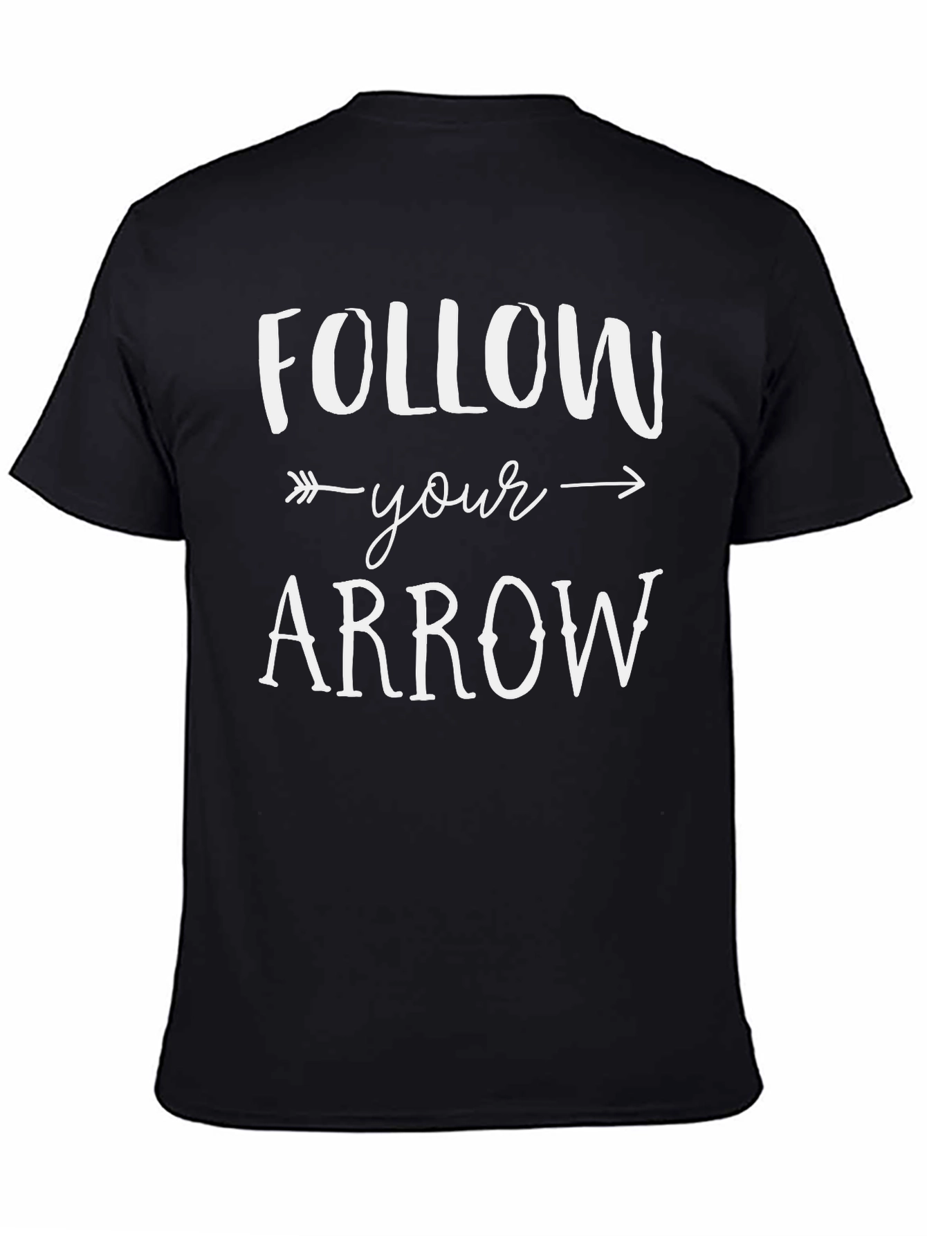 Follow Your Arrow Graphic Tee - Black