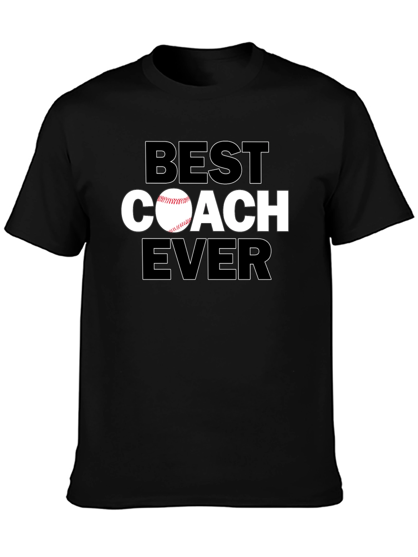 Best Coach Ever T-Shirt Baseball Coach Gift