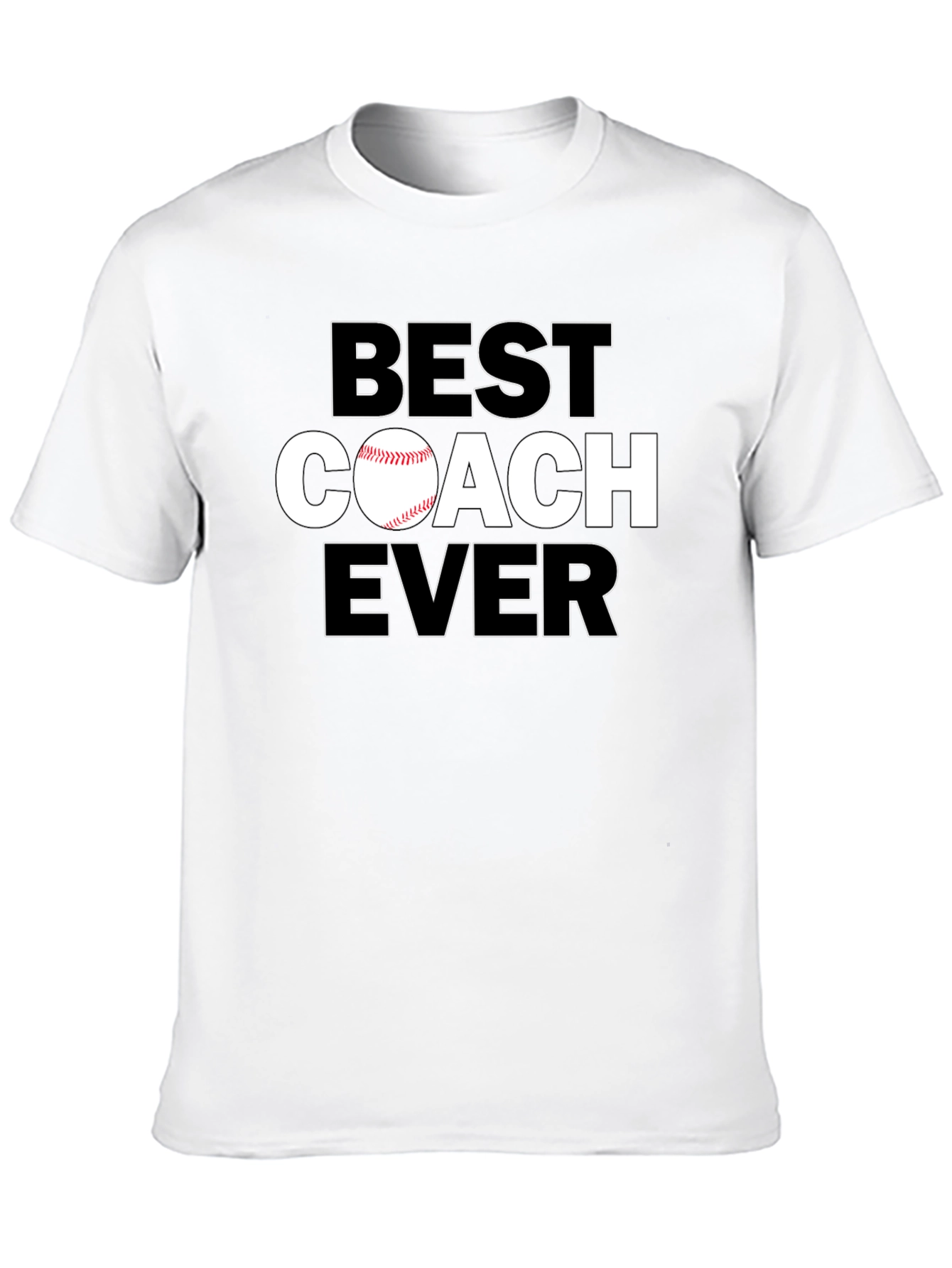 Best Coach Ever T-Shirt Baseball Coach Gift