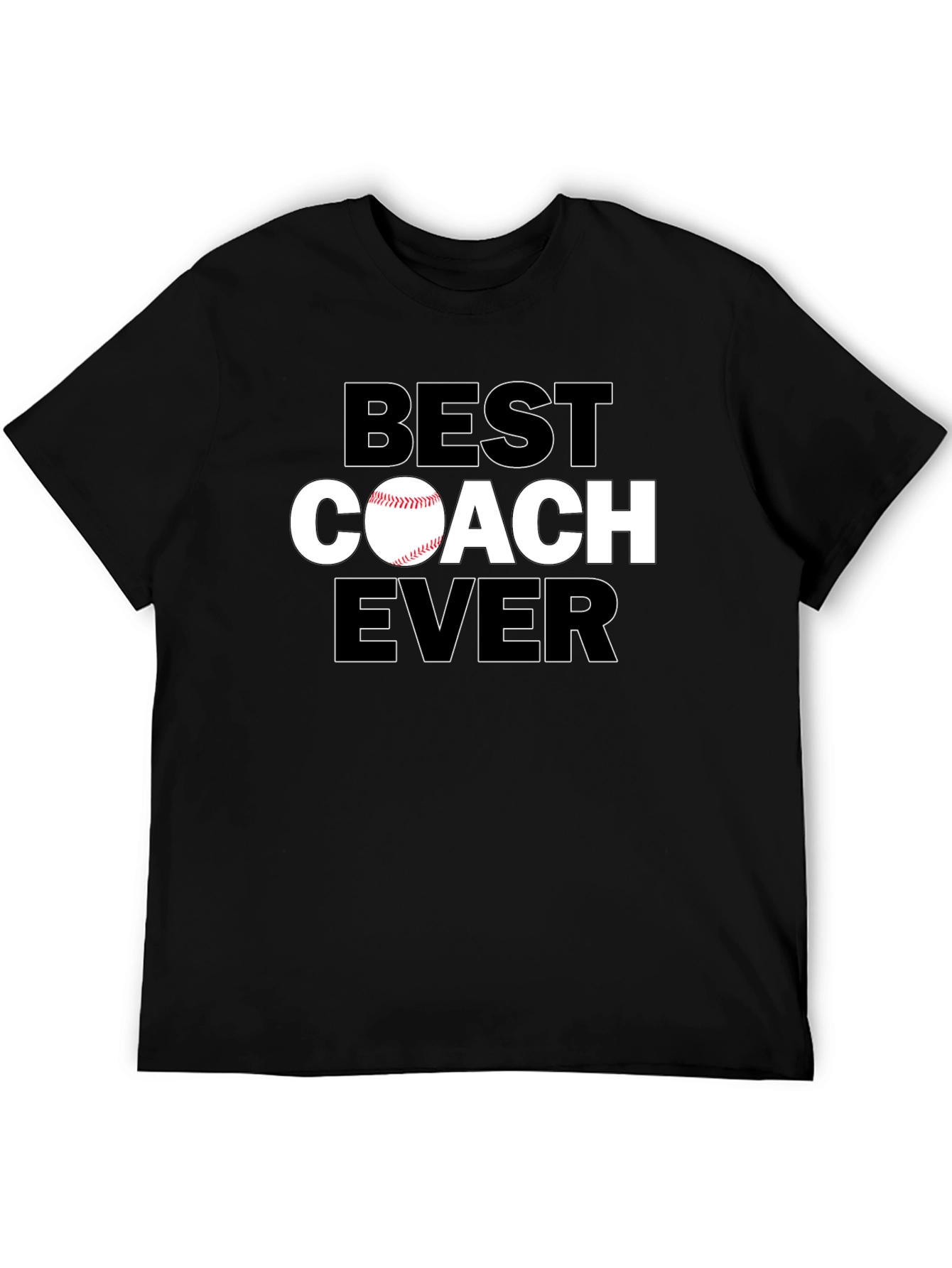 Best Coach Ever T-Shirt Baseball Coach Gift