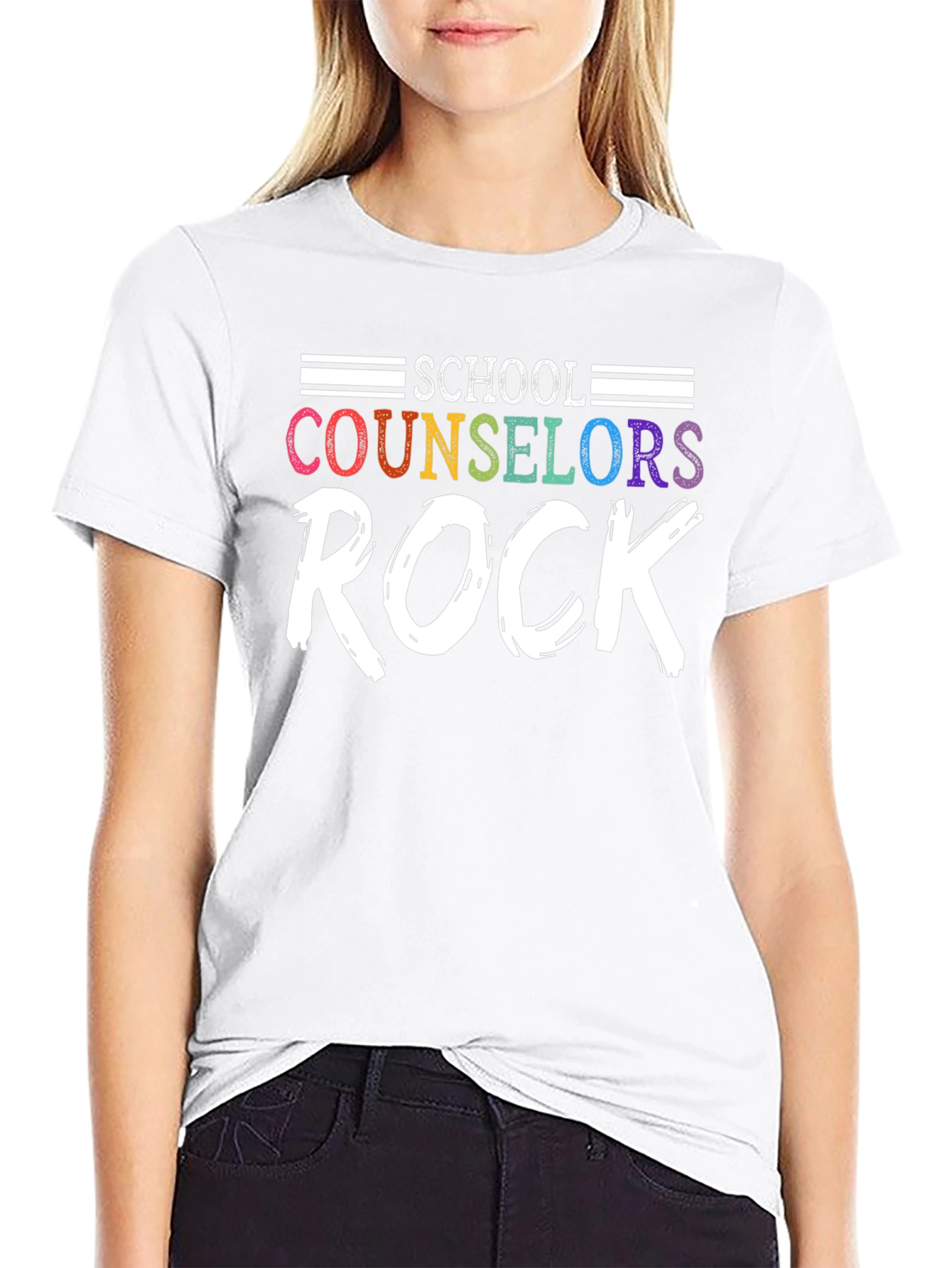 School Counselors Rock T-Shirt - Appreciation Gift