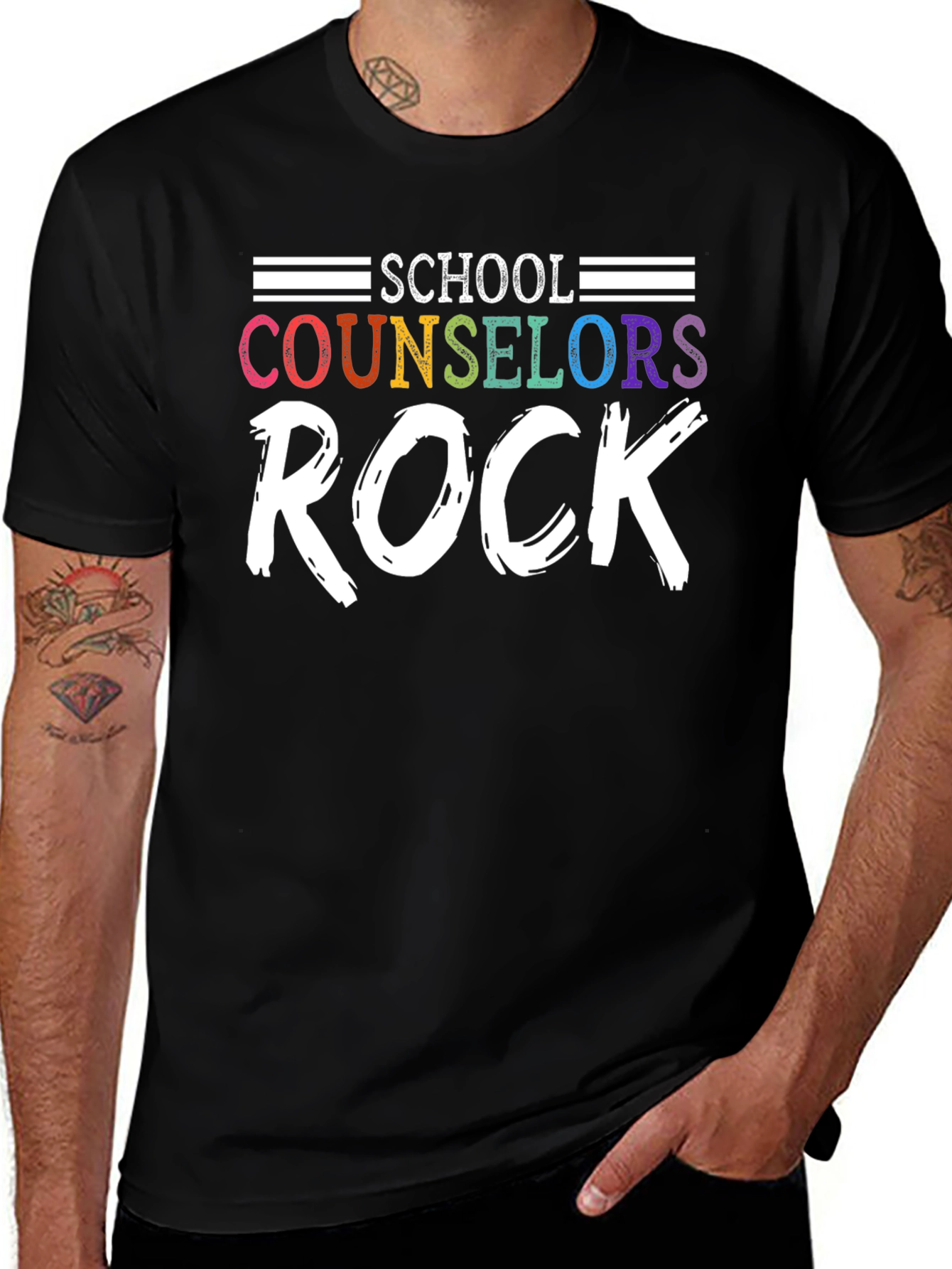 School Counselors Rock T-Shirt - Appreciation Gift