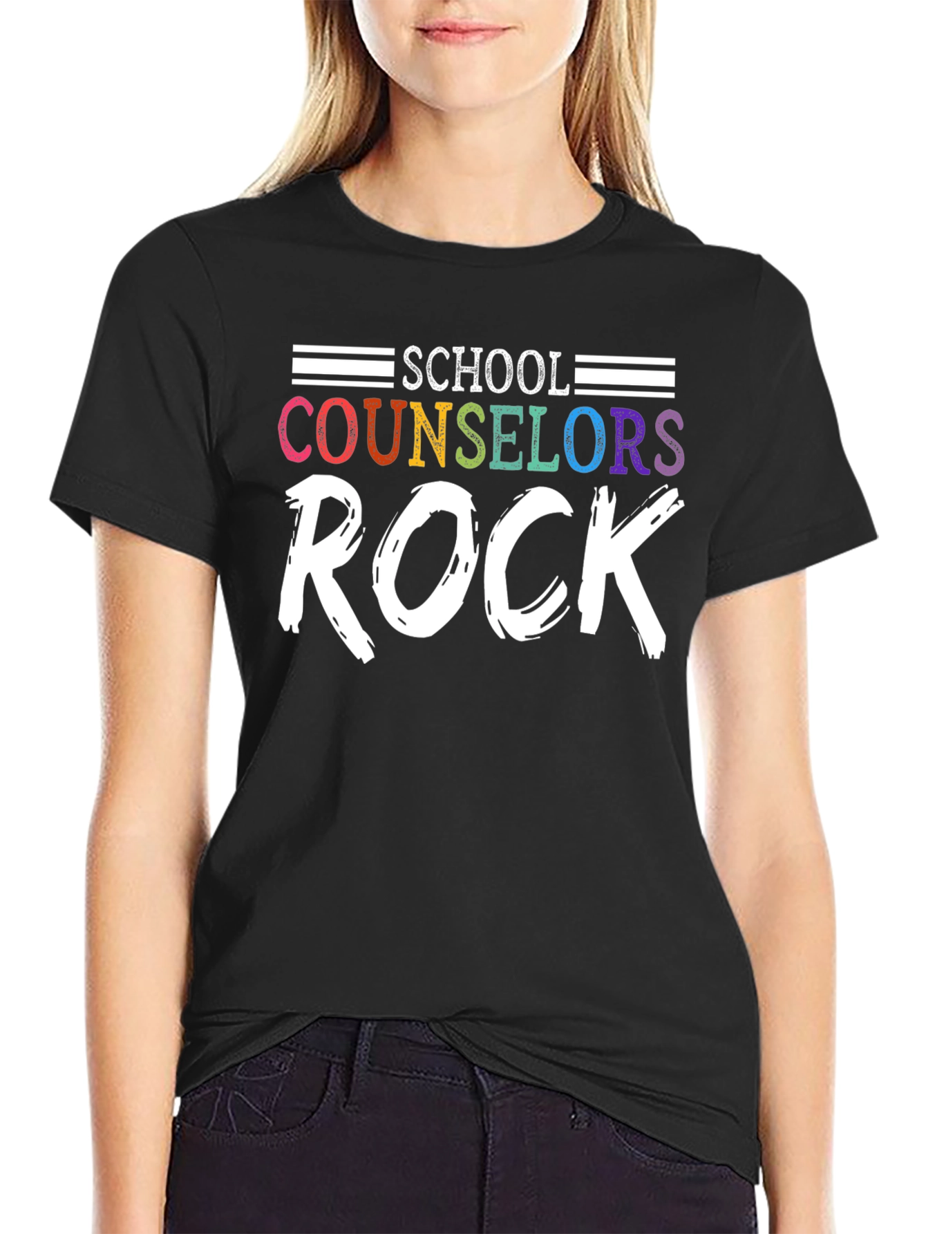 School Counselors Rock T-Shirt - Appreciation Gift
