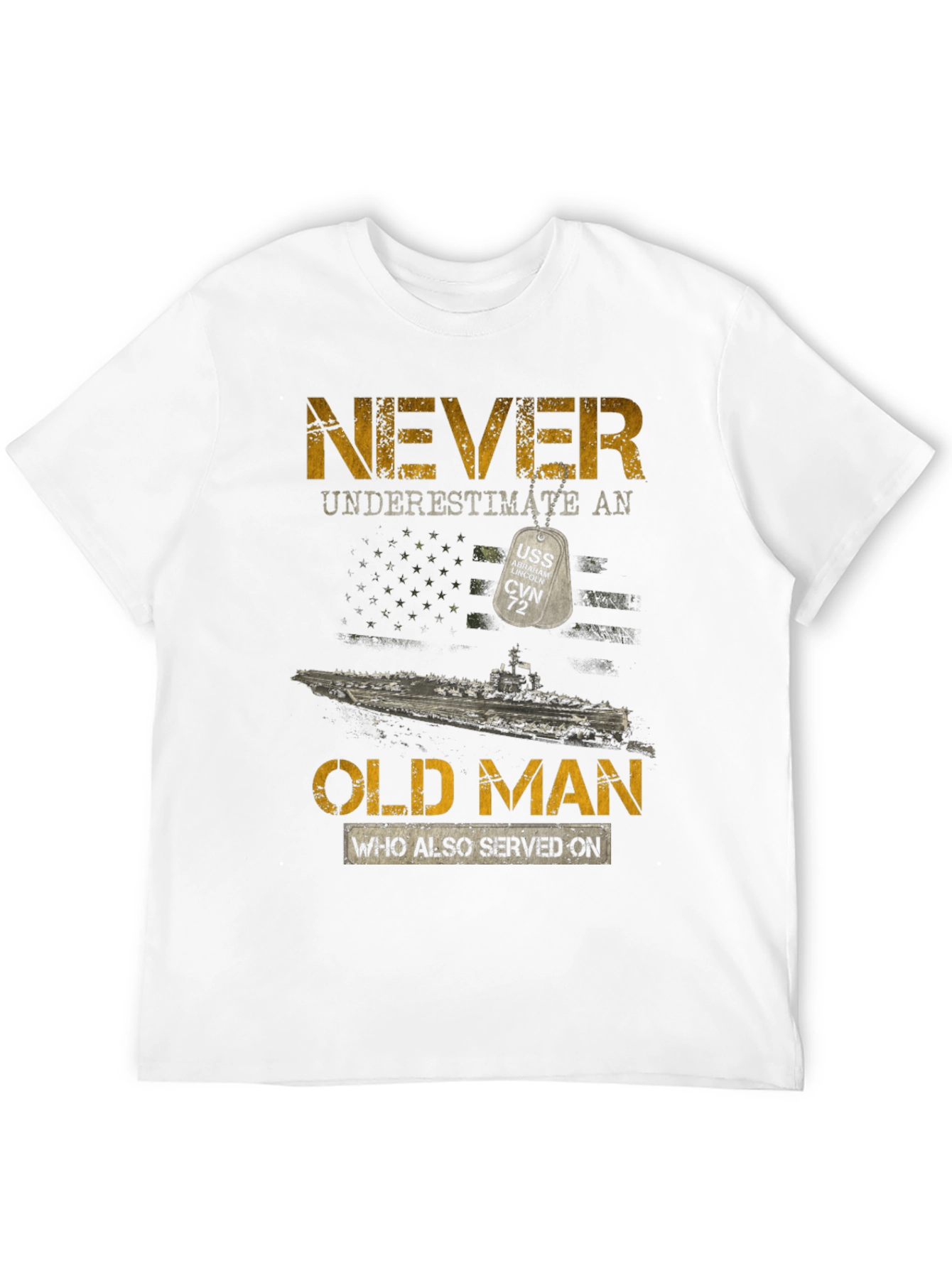 Never Underestimate an Old Man T-Shirt