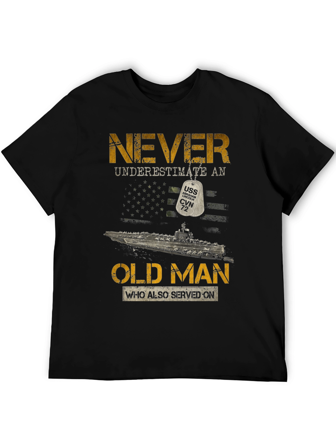Never Underestimate an Old Man T-Shirt