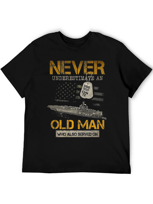 Never Underestimate an Old Man T-Shirt