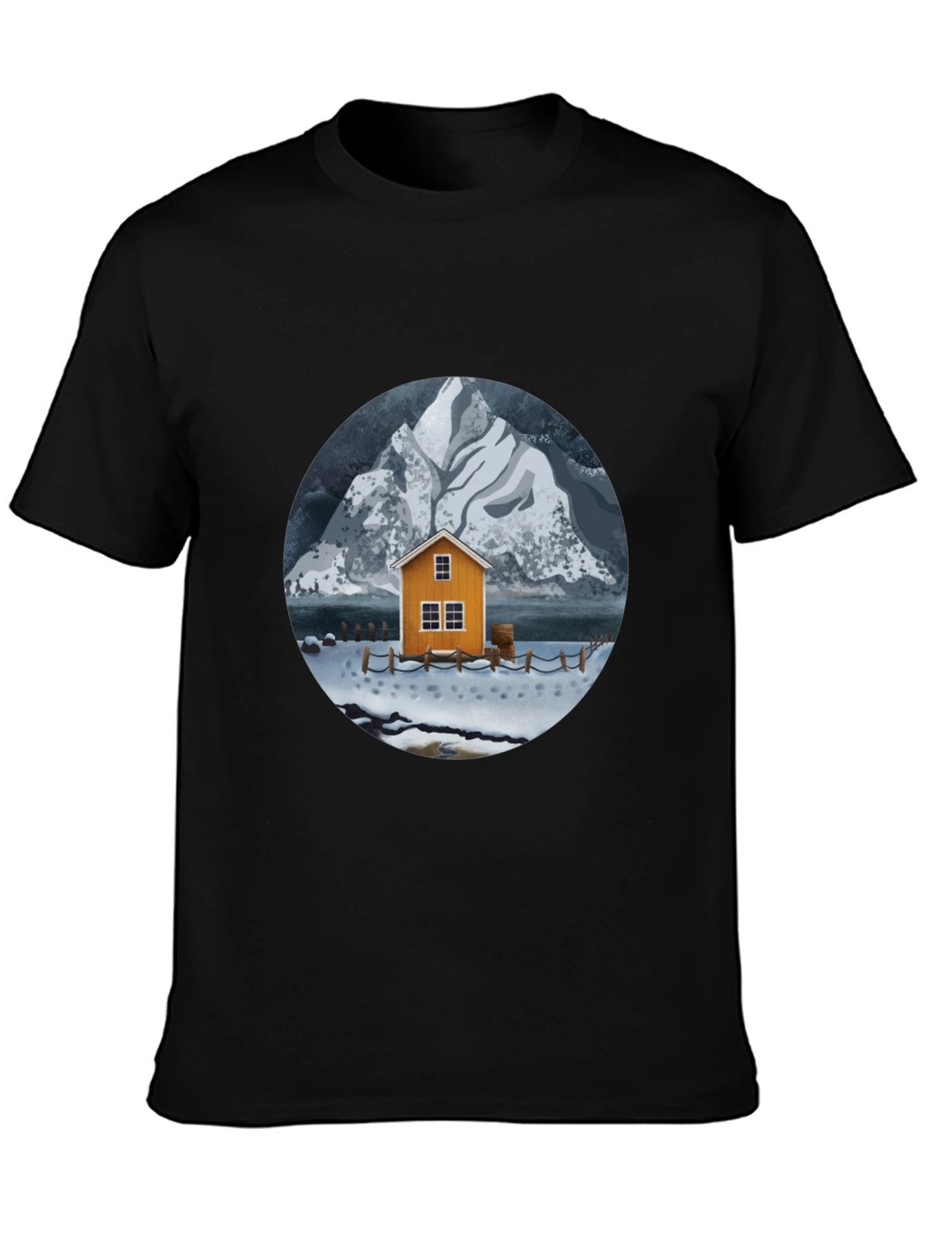 Winter Cabin Graphic Tee