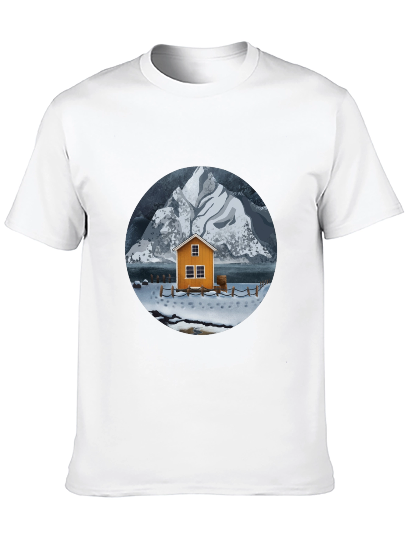 Winter Cabin Graphic Tee