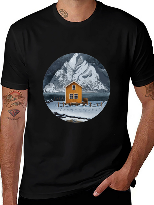 Winter Cabin Graphic Tee