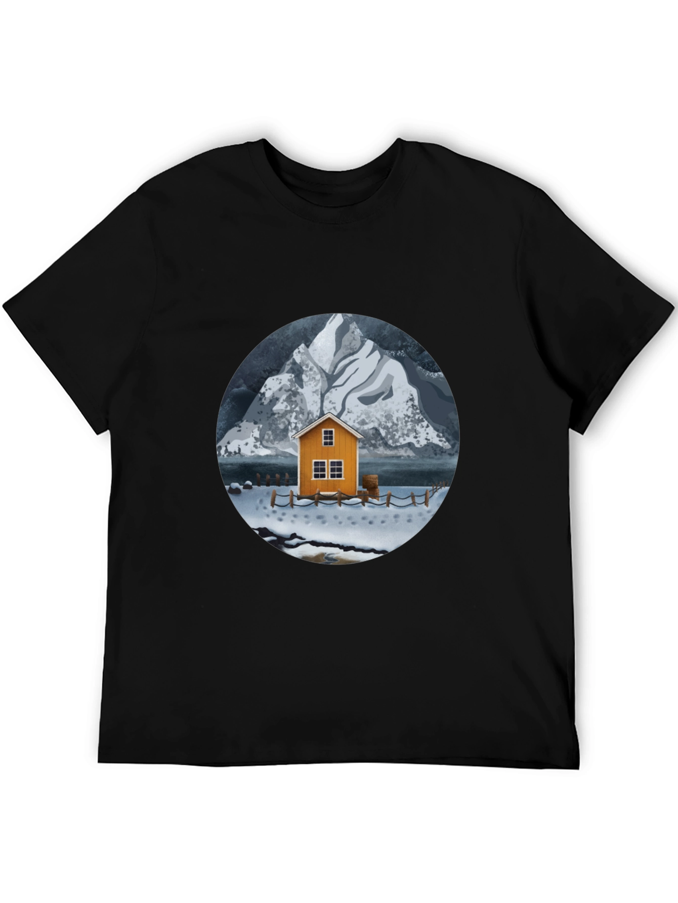 Winter Cabin Graphic Tee