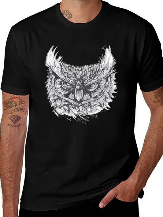 Owl Graphic Print Tee