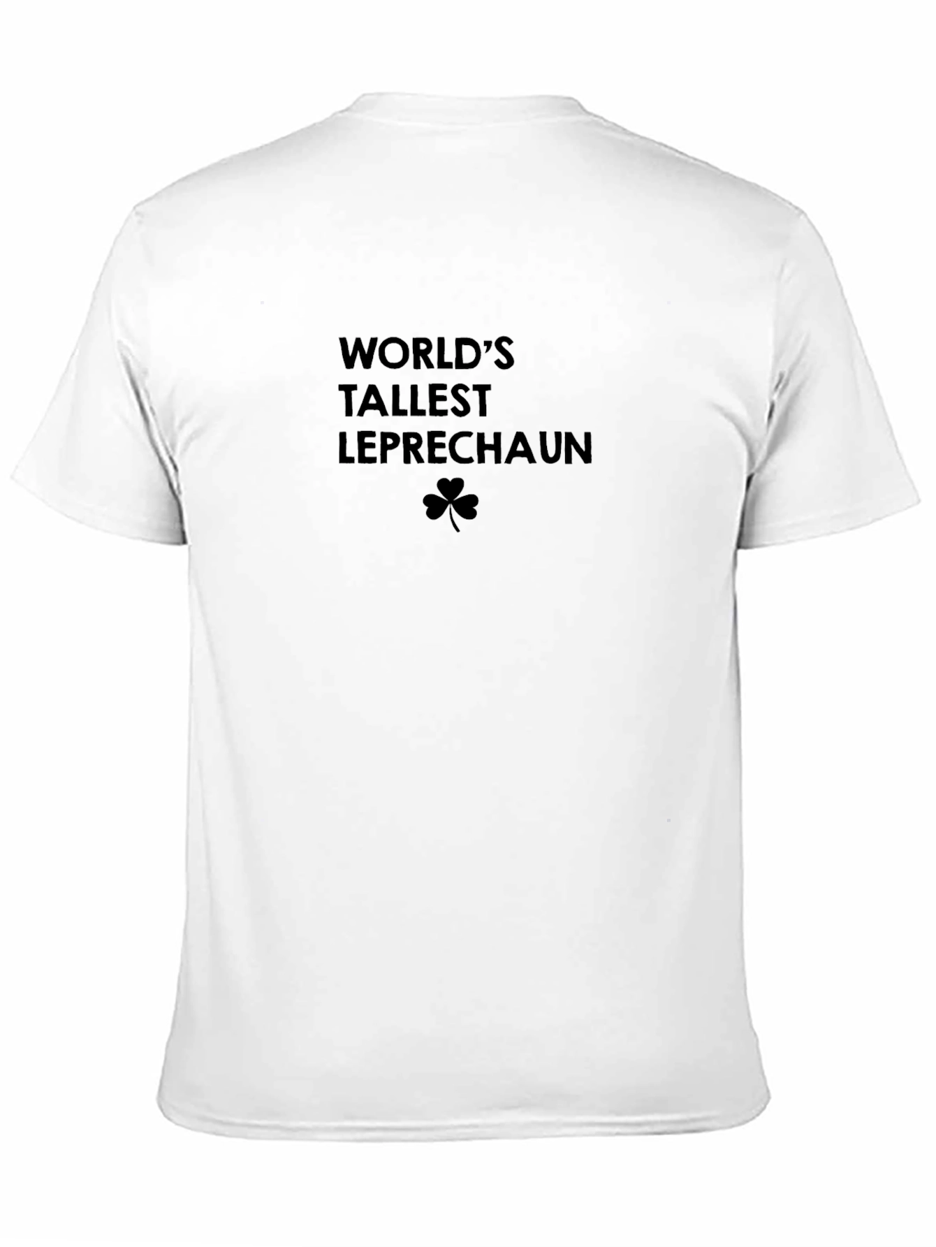 Worlds Tallest Leprechaun Black Graphic Tee
