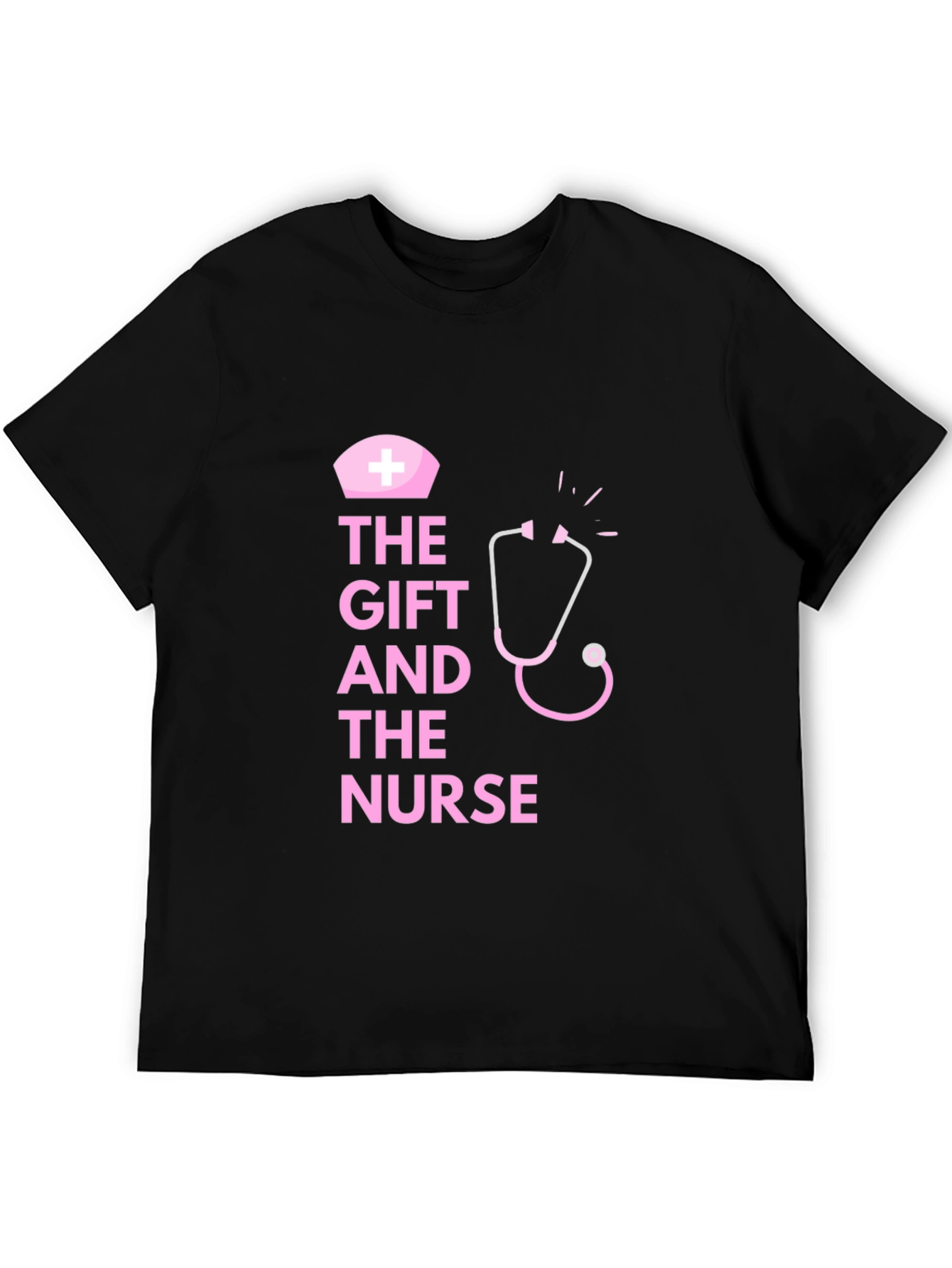 The Gift and the Nurse Black T-Shirt