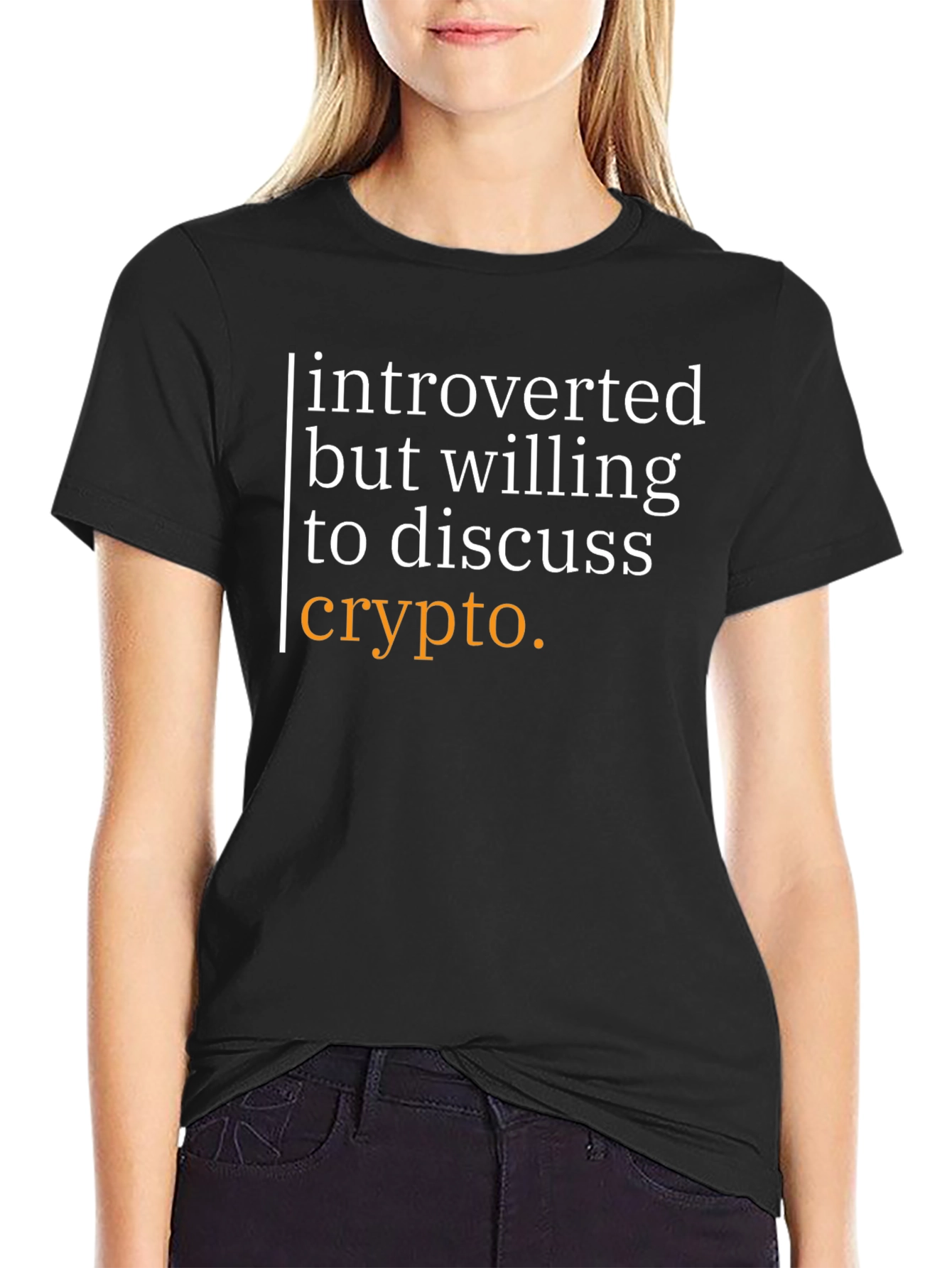 Introverted Crypto Enthusiast Graphic T-Shirt