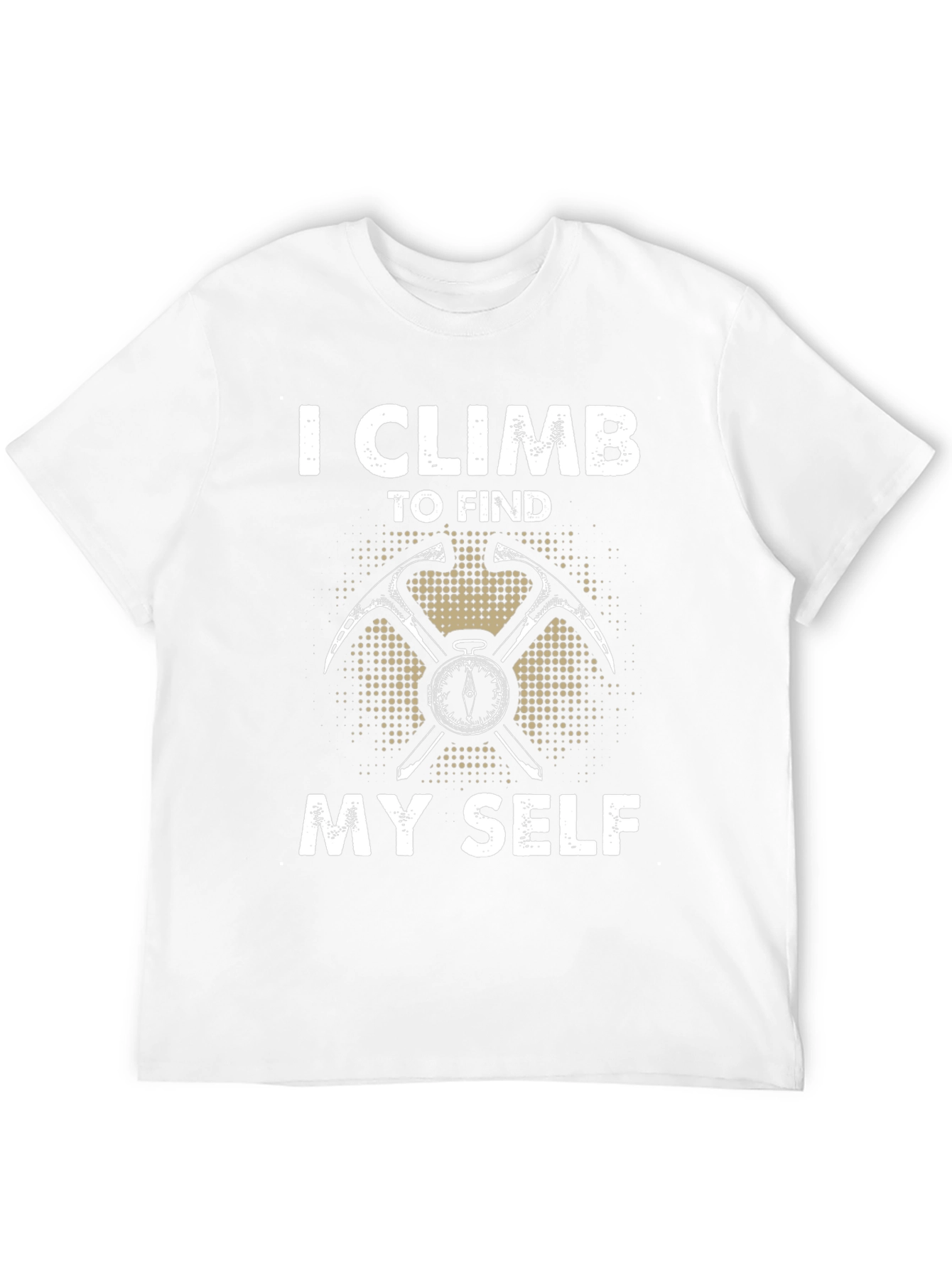 I Climb To Find Myself Black Graphic Tee