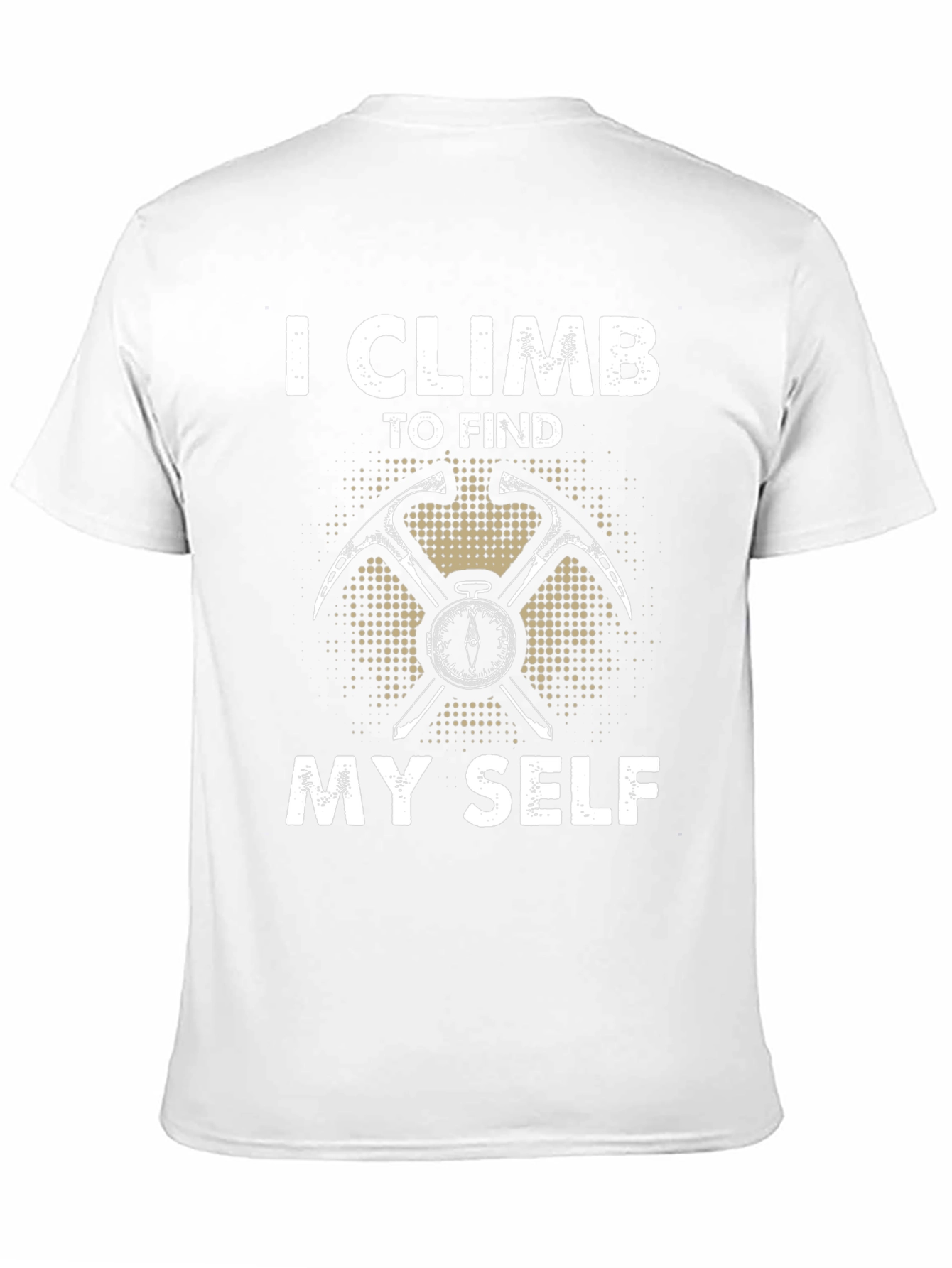 I Climb To Find Myself Black Graphic Tee