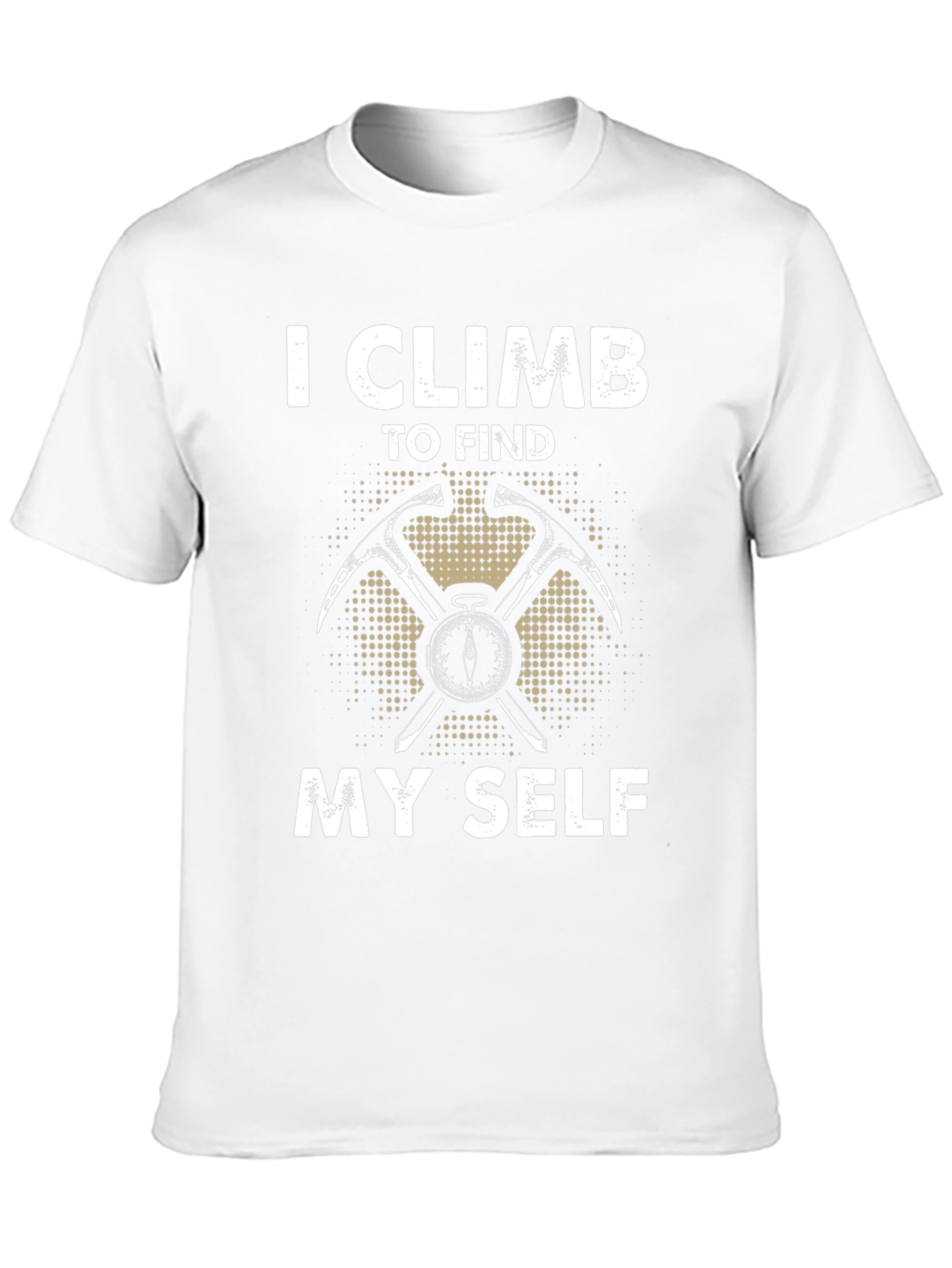 I Climb To Find Myself Black Graphic Tee