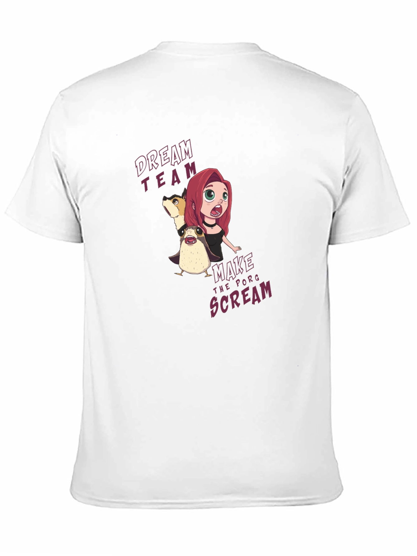 Dream Team Porg Scream Graphic T-Shirt