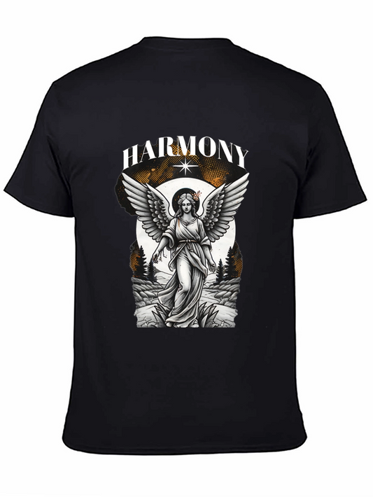 Harmony Angel Graphic T-Shirt - Black