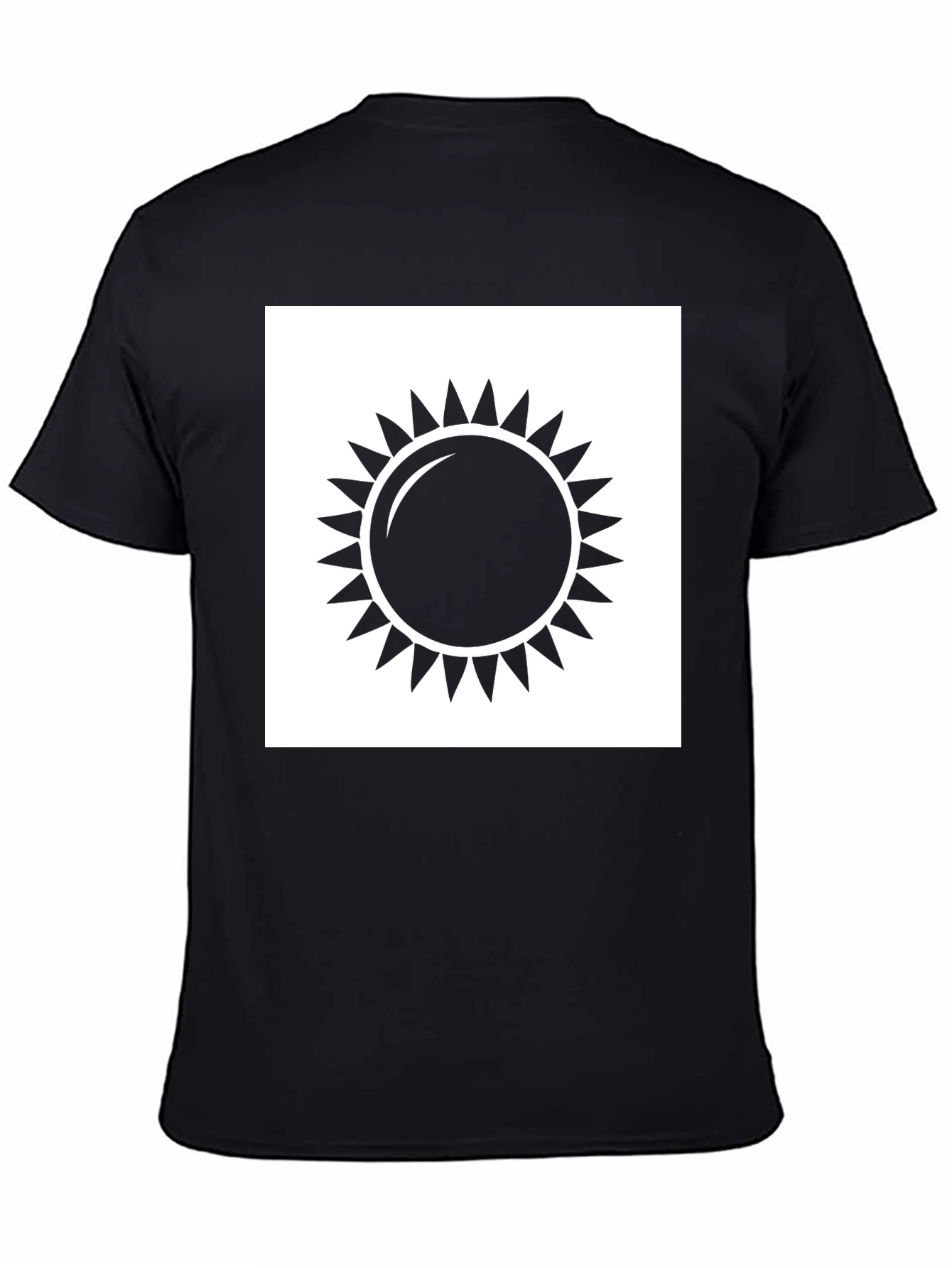 Sun Graphic Black T-Shirt - Unisex