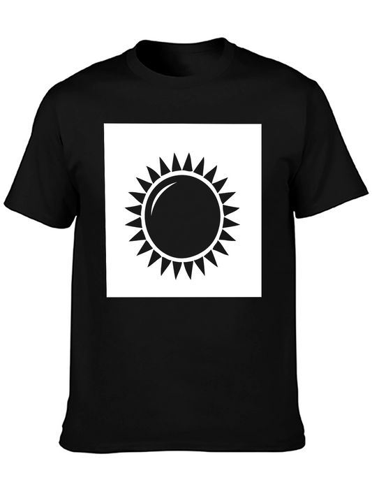Sun Graphic Black T-Shirt - Unisex
