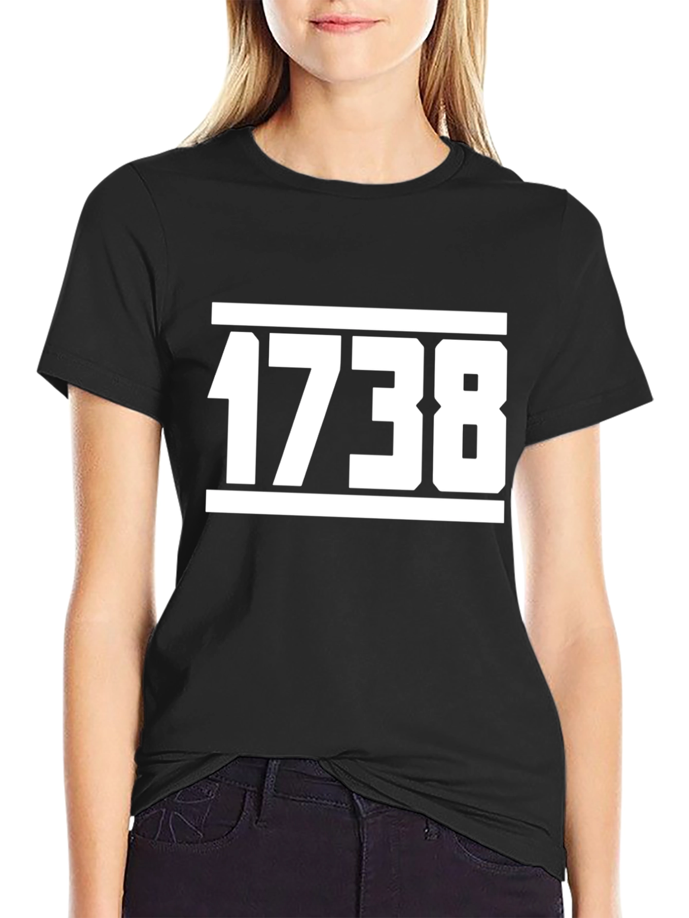 1738 Graphic Tee - Mens Black T-Shirt
