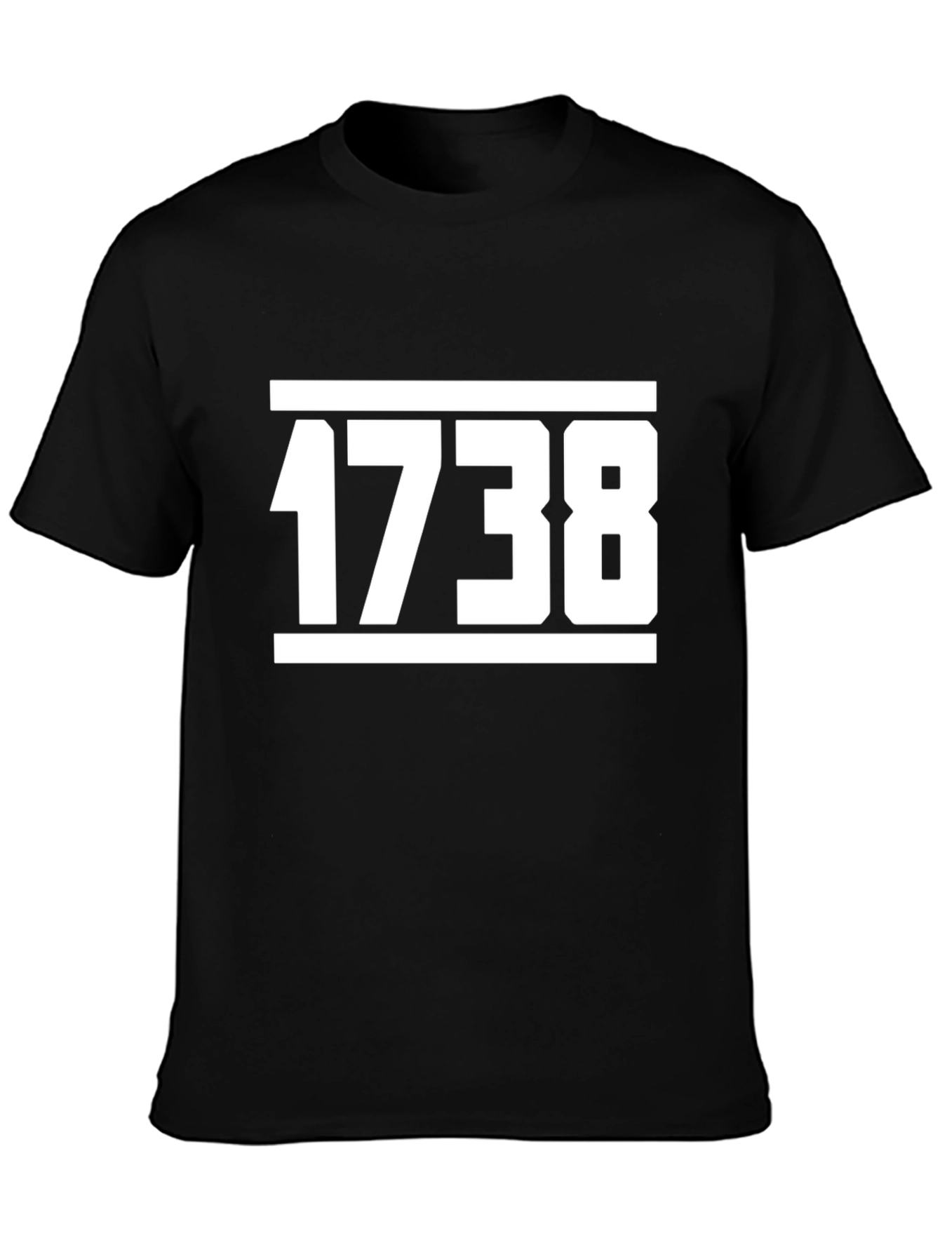 1738 Graphic Tee - Mens Black T-Shirt