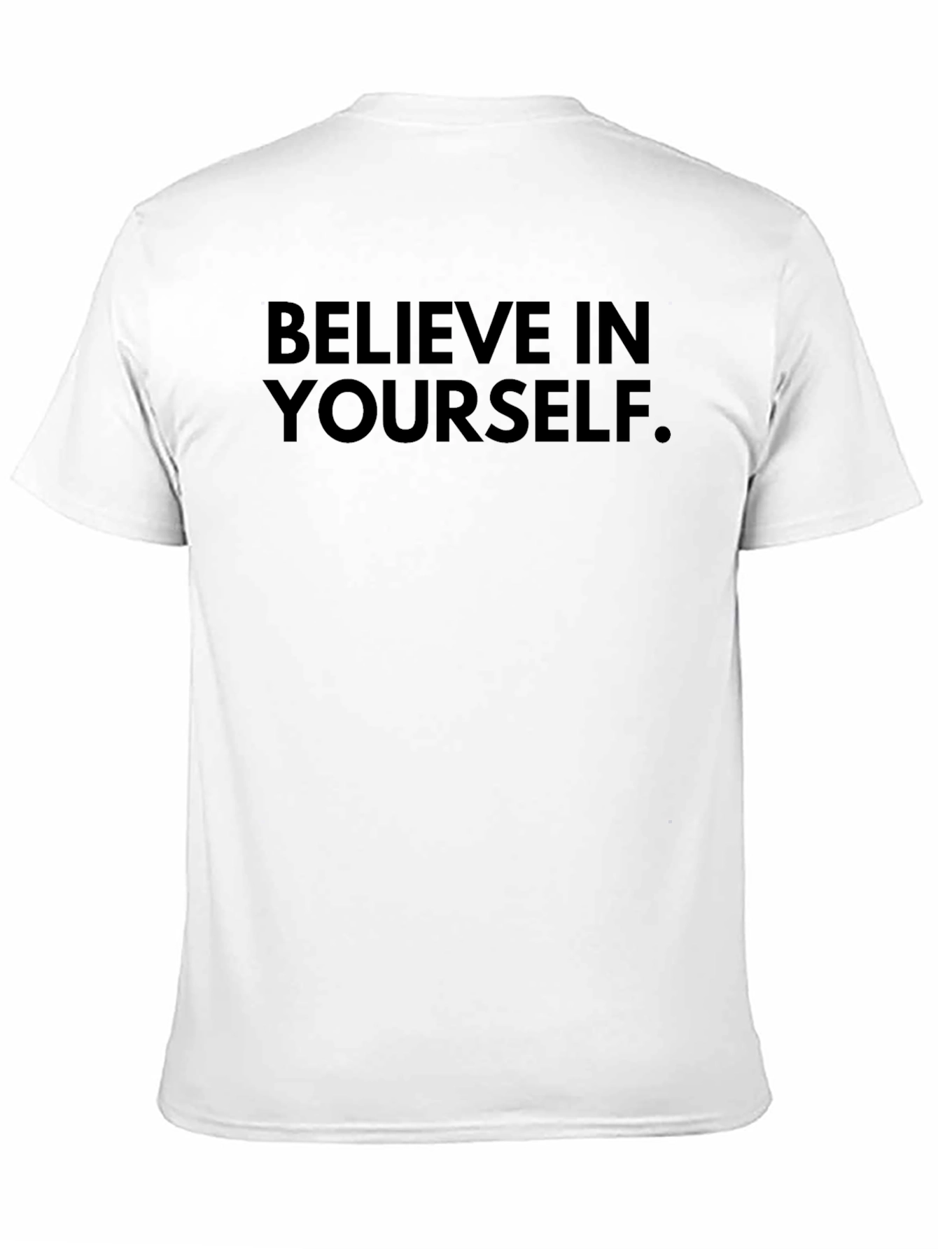 Believe In Yourself Black Graphic Tee