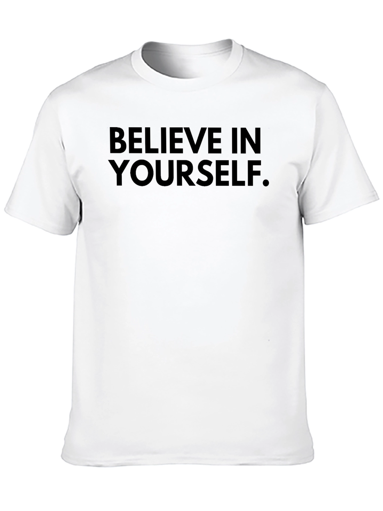 Believe In Yourself Black Graphic Tee