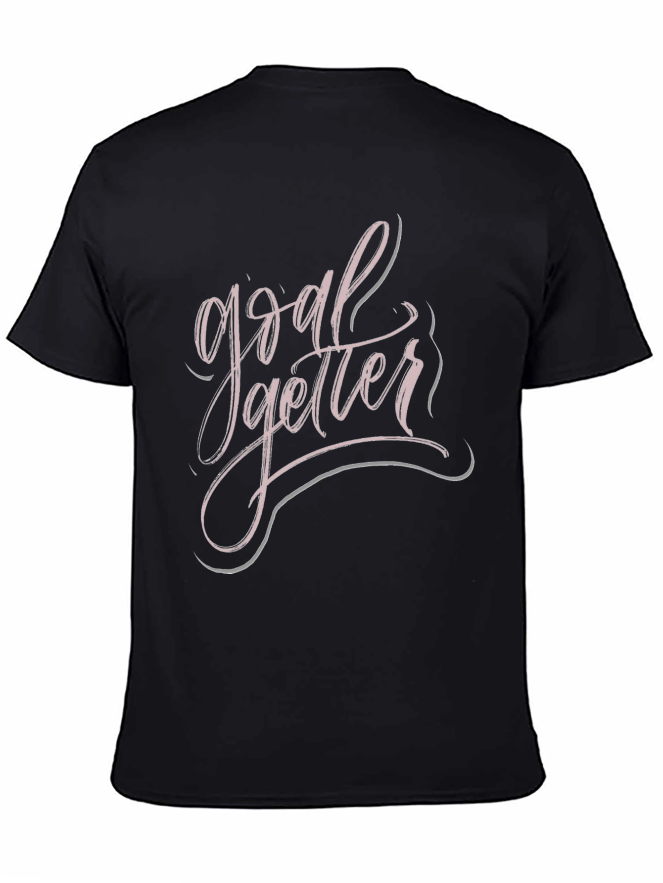 Goal Getter Graphic Tee - Stylish Black T-Shirt