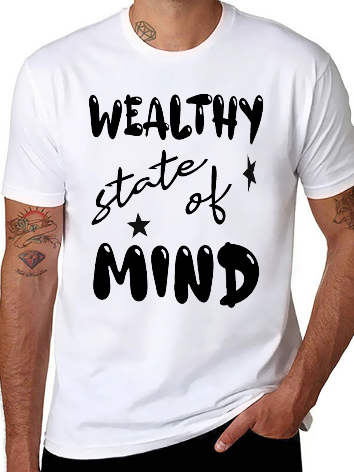 Wealthy State of Mind T-Shirt - Black