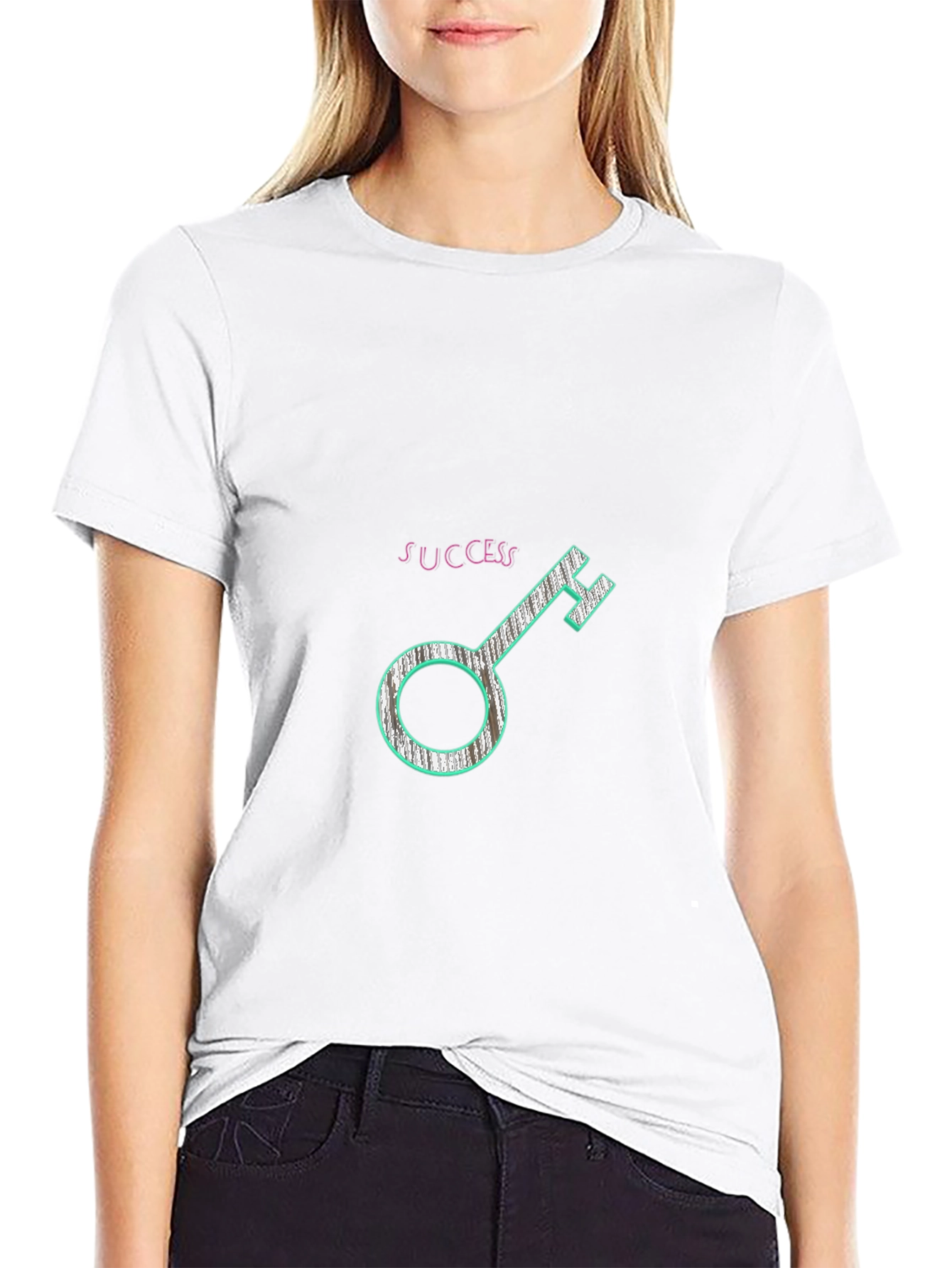 Success Key Graphic Tee - Black
