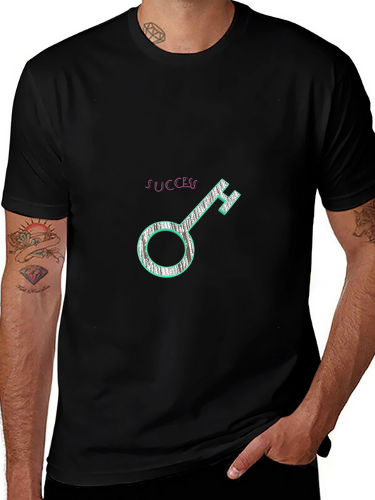 Success Key Graphic Tee - Black
