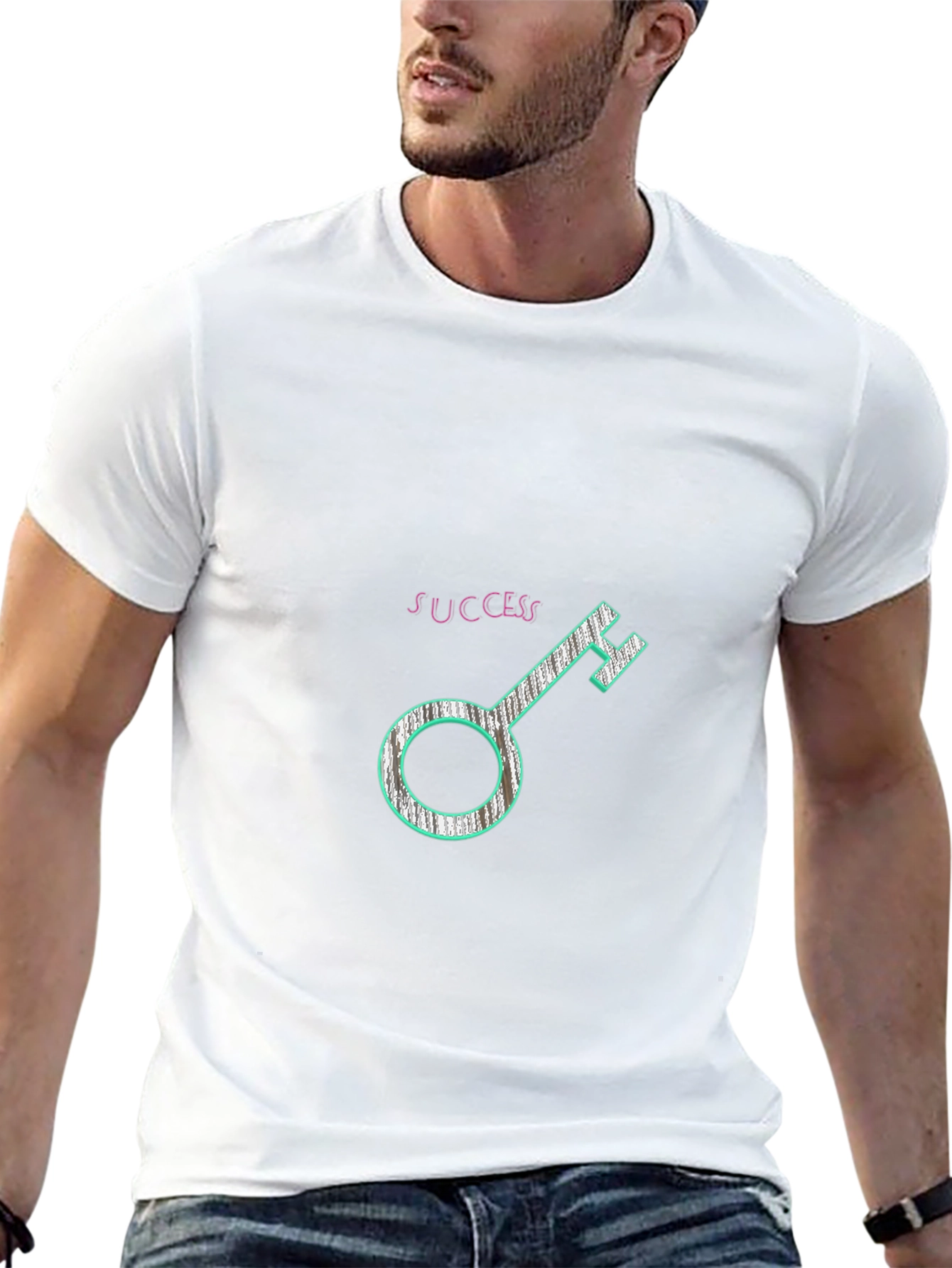 Success Key Graphic Tee - Black