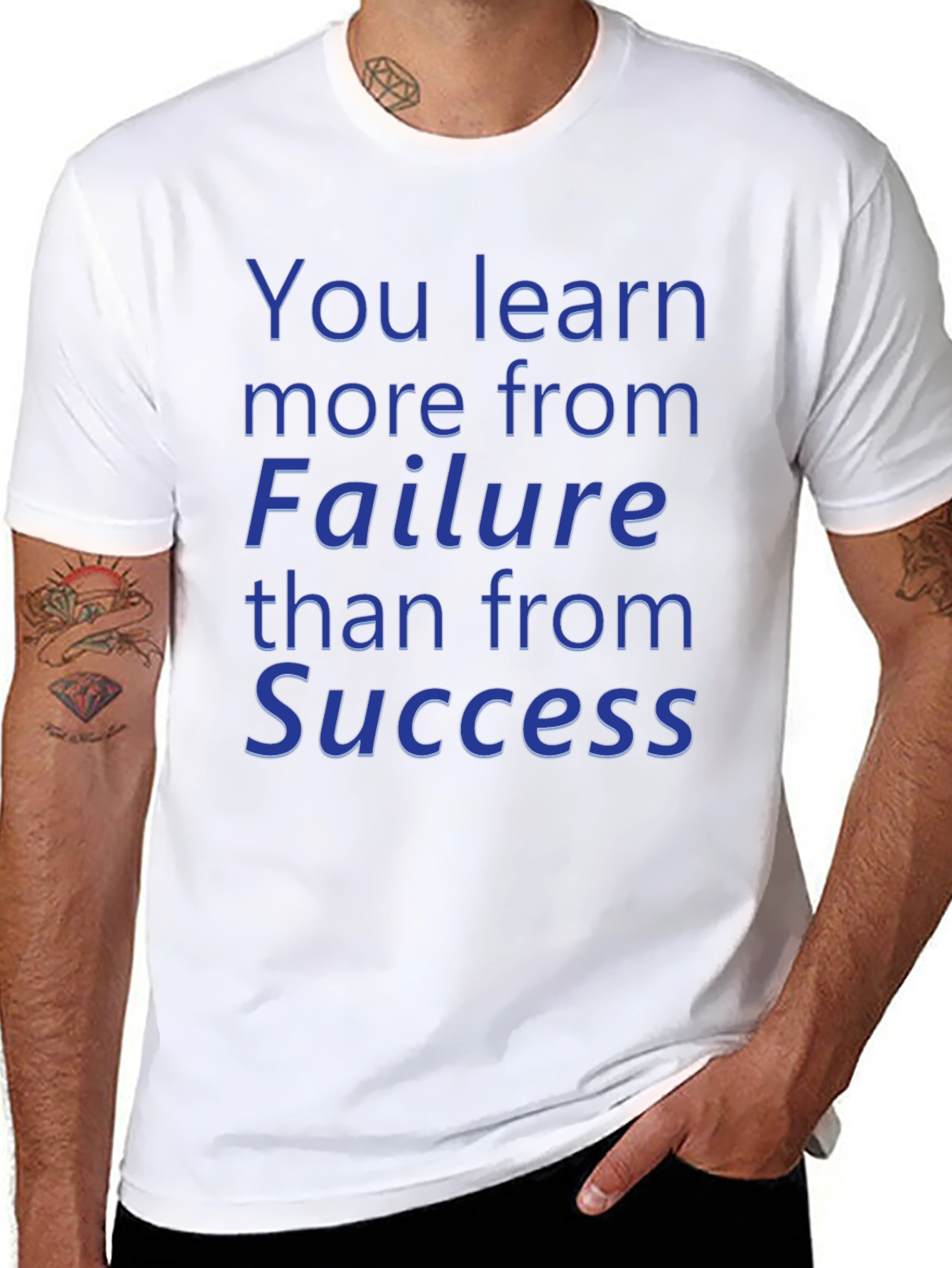 Motivational Failure Success T-Shirt - Learn More
