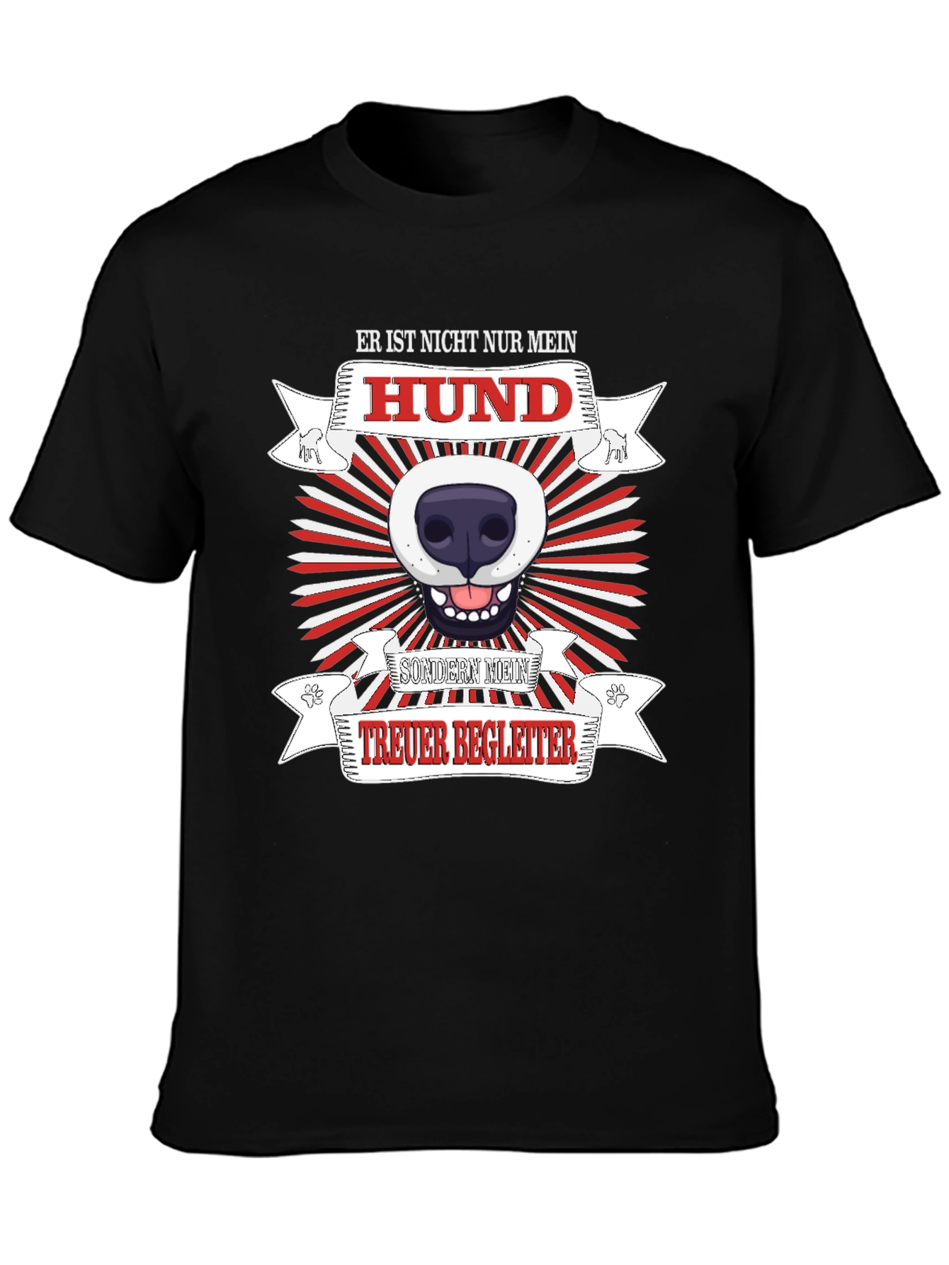 Mens Dog Lover T-Shirt - Loyal Companion Design