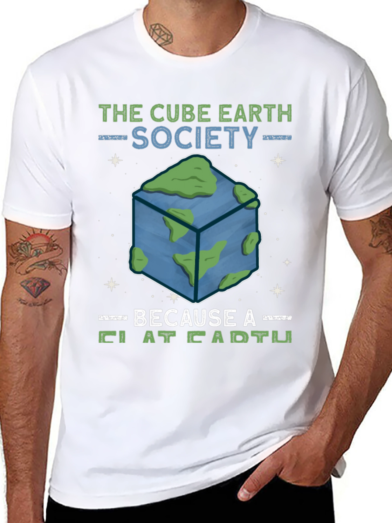The Cube Earth Society T-Shirt