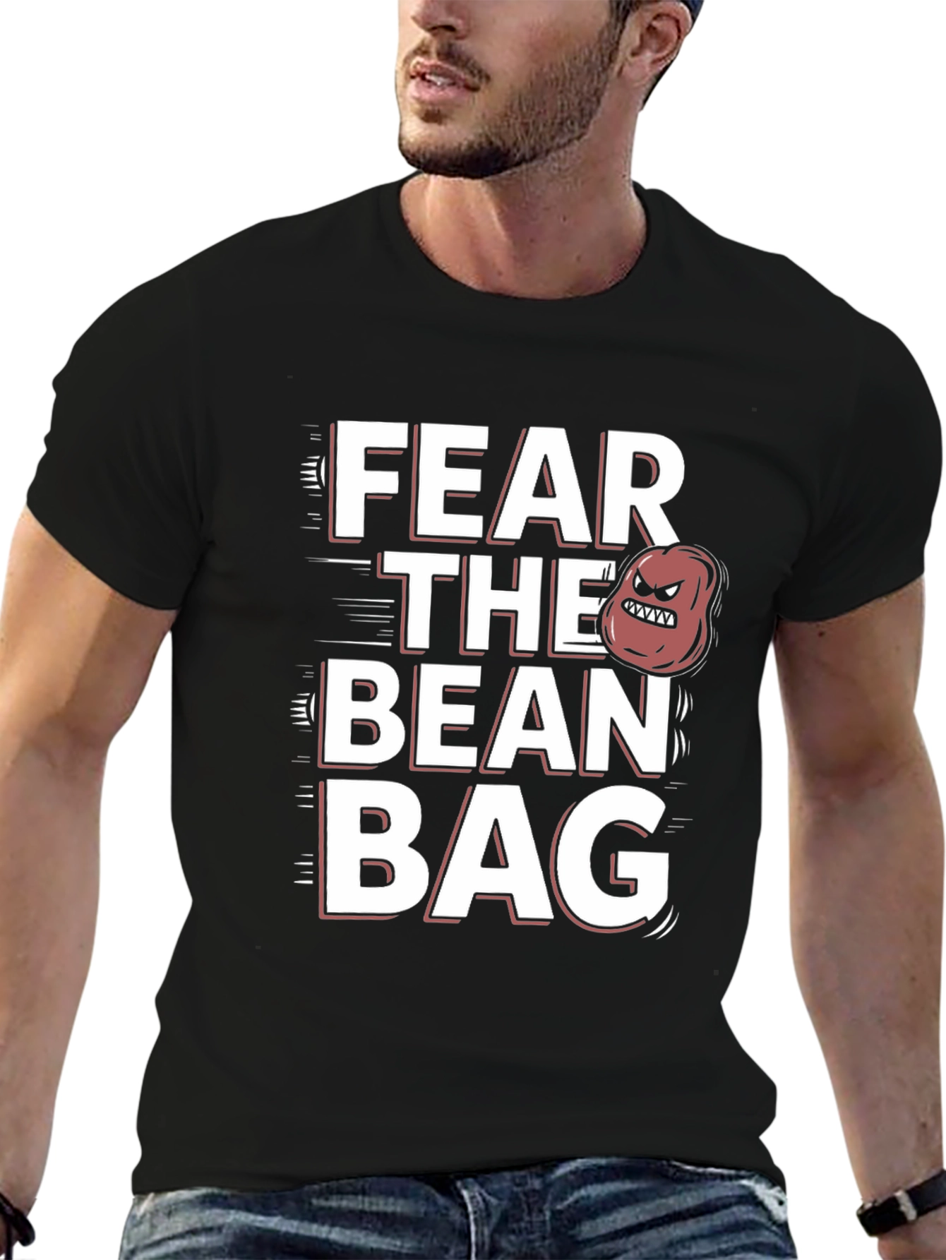 Fear The Bean Bag T-Shirt - Funny Graphic Tee