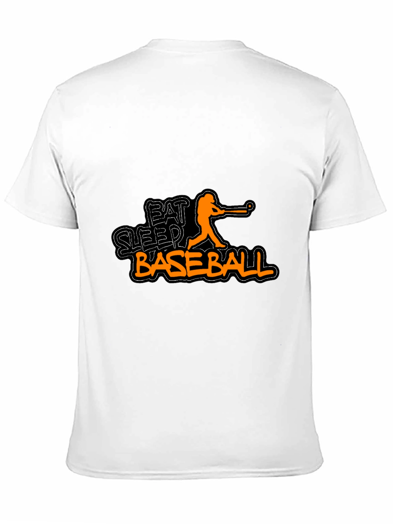 Eat Sleep Baseball Black T-Shirt