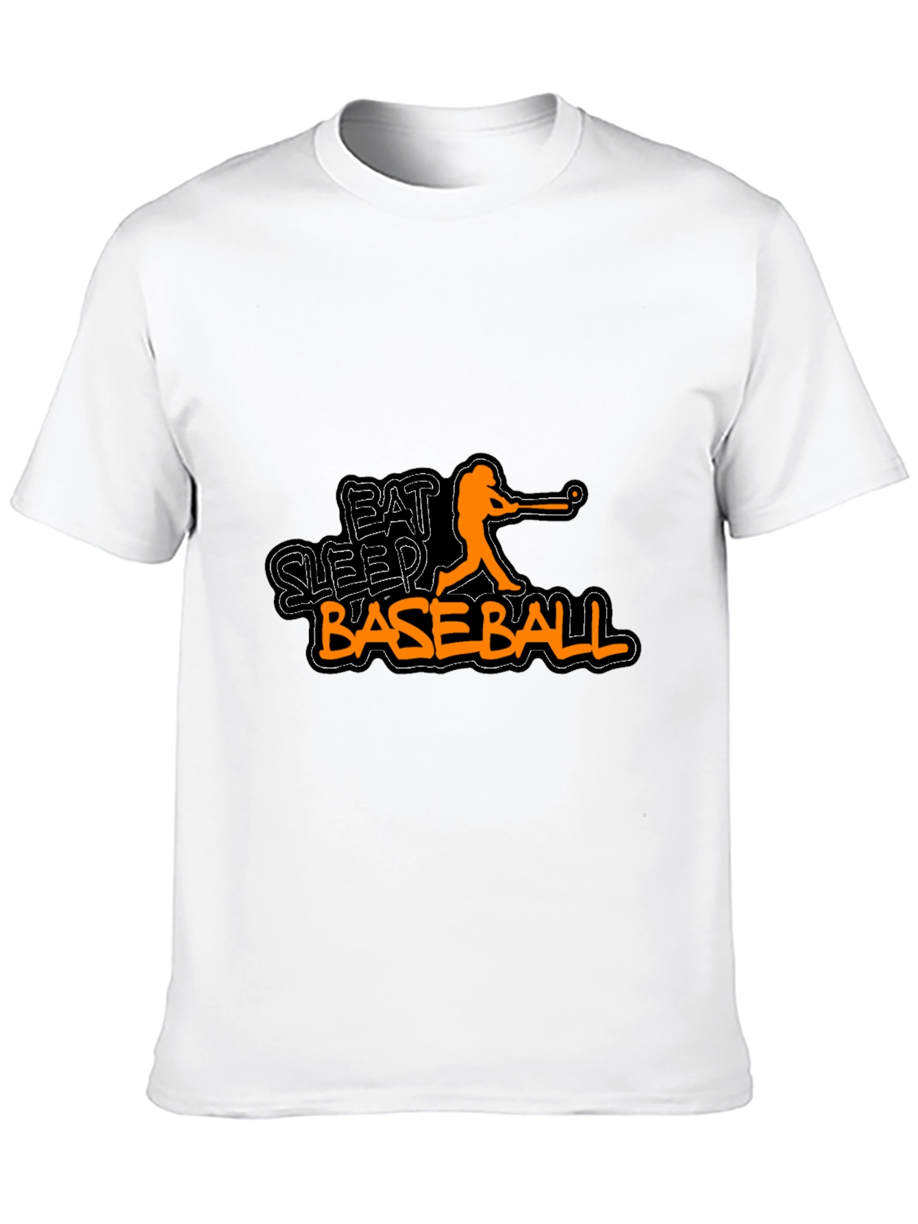 Eat Sleep Baseball Black T-Shirt