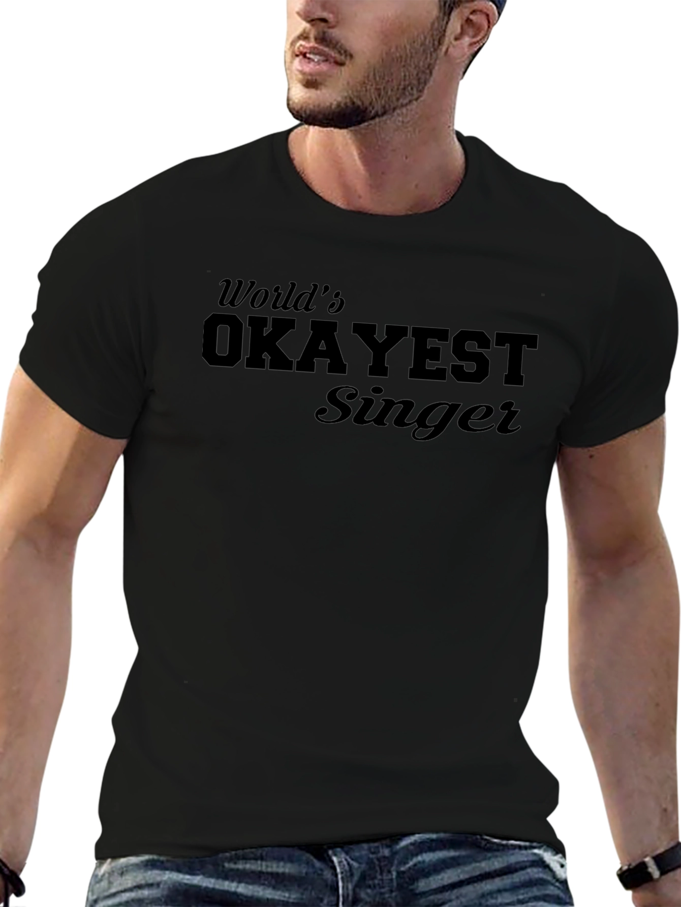 Worlds Okayest Singer T-Shirt