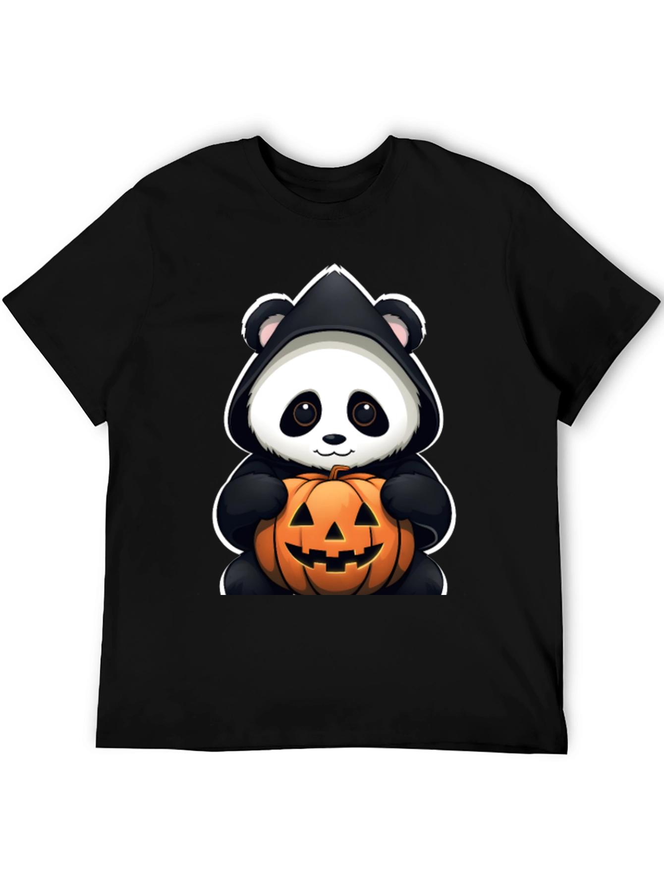 Panda Halloween Pumpkin T-Shirt